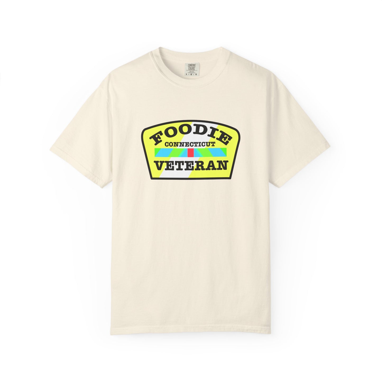 L.O.E.F Foodie Veteran CONNECTICUT Unisex Tee Shirt (Yellow)