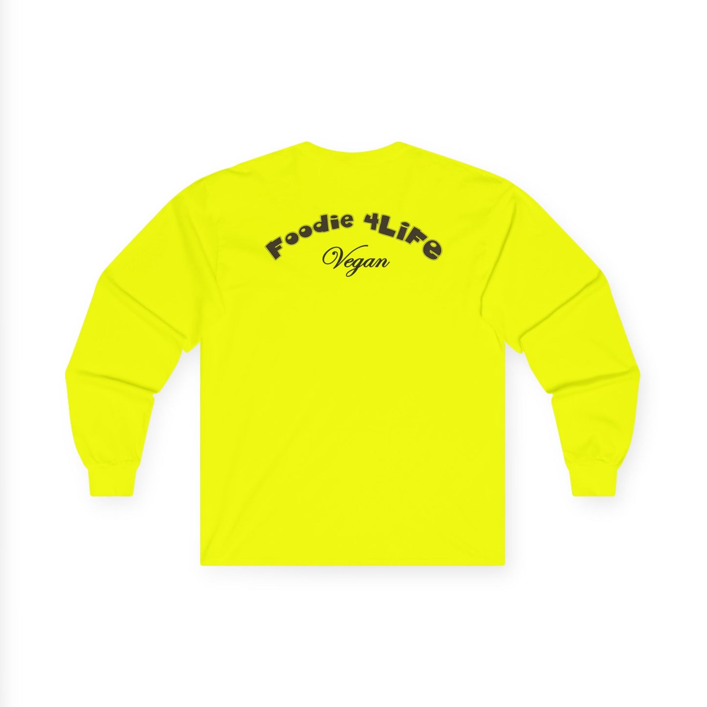 L.O.E.F Foodie 4Life Vegan Long Sleeve Tee (Black)