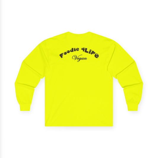 L.O.E.F Foodie 4Life Vegan Long Sleeve Tee (Black)