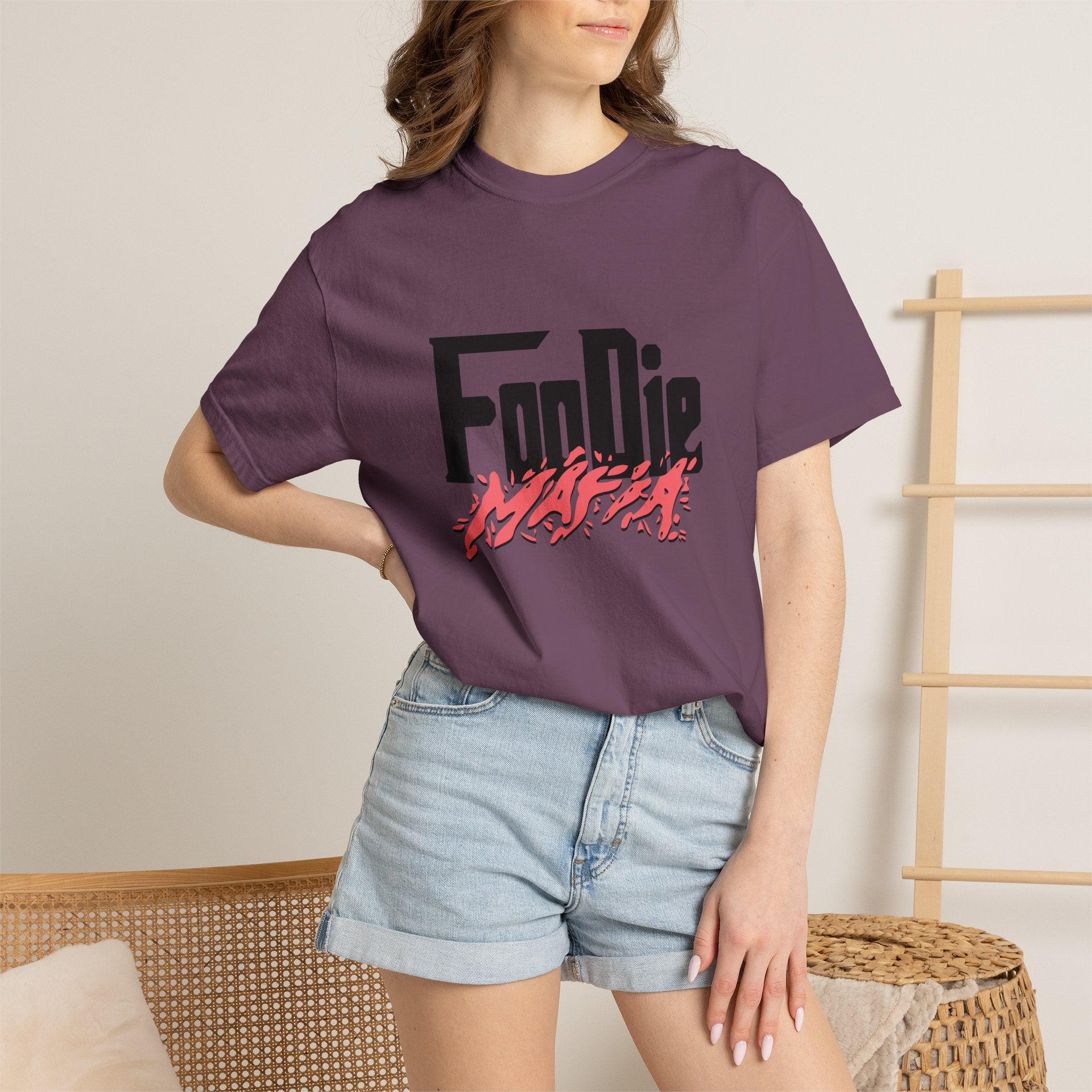 L.O.E.F Foodie Mafia Tee Shirt (Rust)