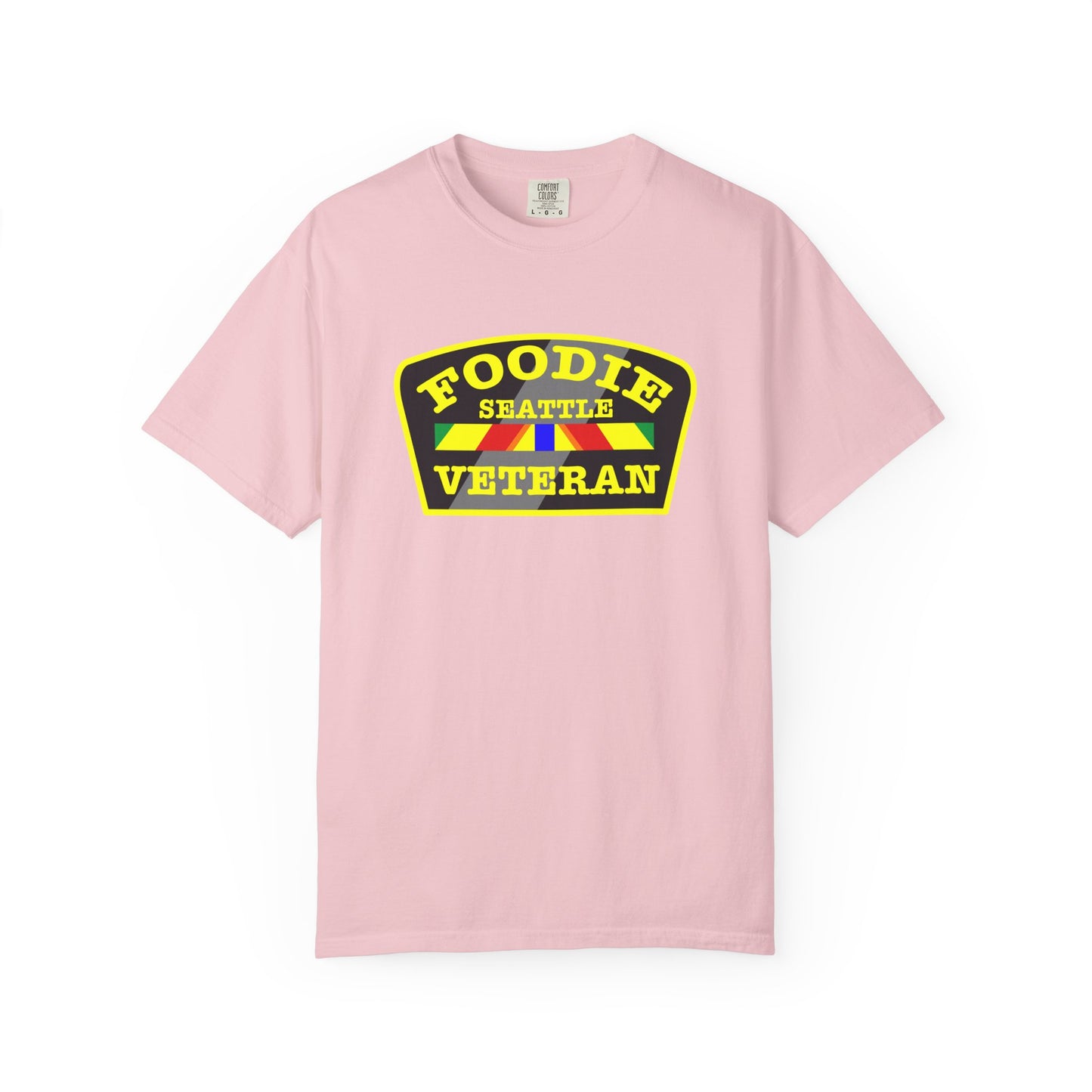 L.O.E.F Foodie Veteran SEATTLE Unisex Tee Shirt (Yellow)