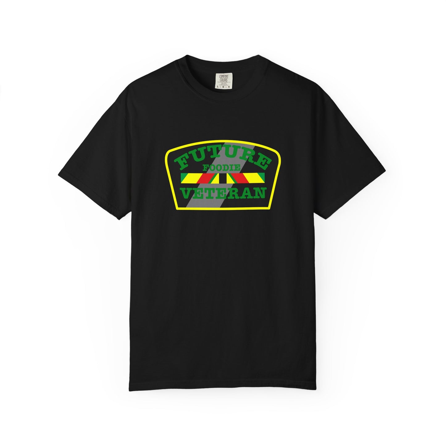 L.O.E.F Future Foodie Veteran Unisex Tee Shirt (Green)