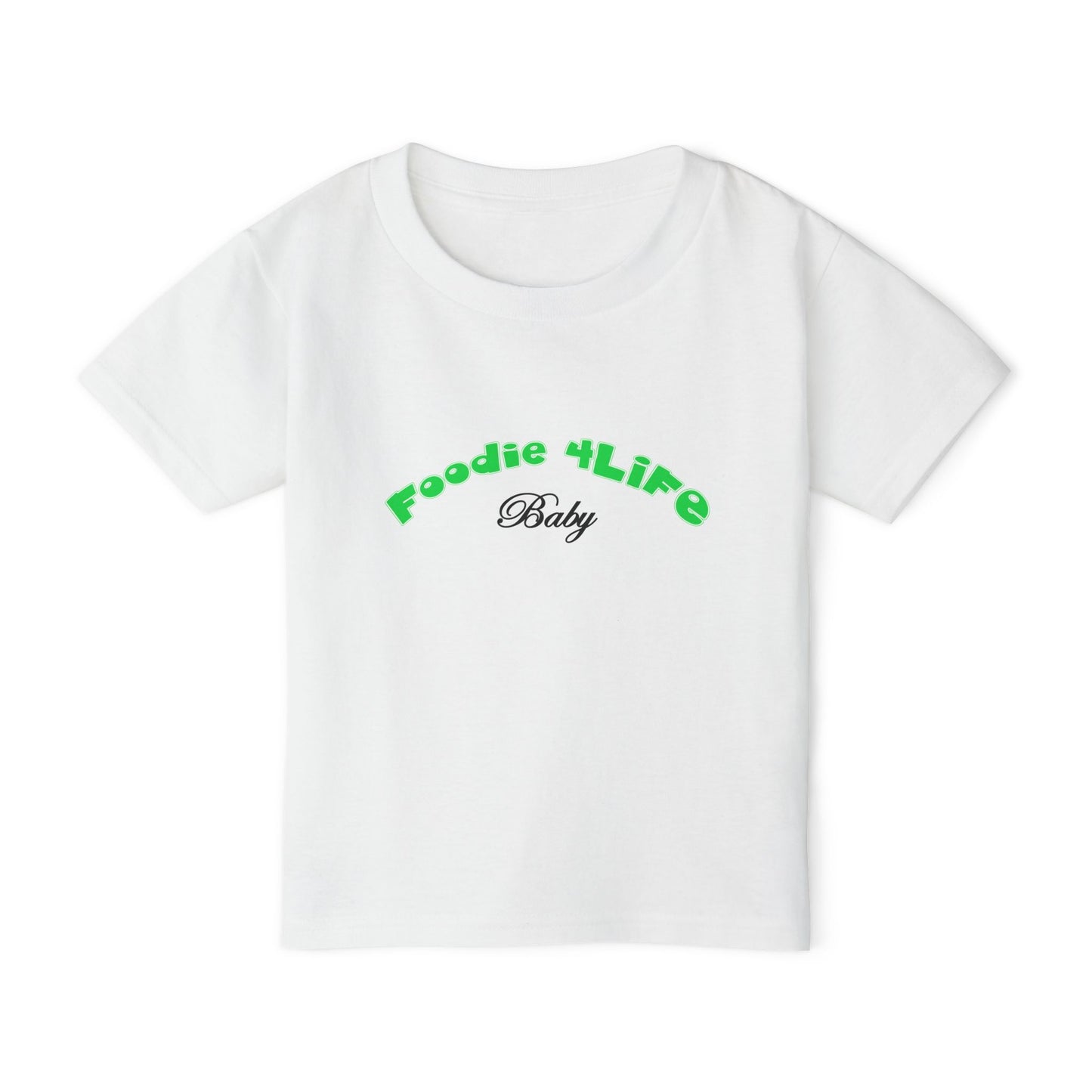 L.O.E.F Foodie 4Life Baby Tee Shirt  (Machalite Green)