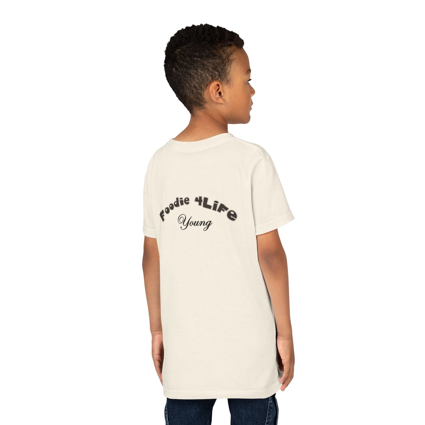 L.O.E.F Foodie 4Life Young Short Sleeve Tee (Black)