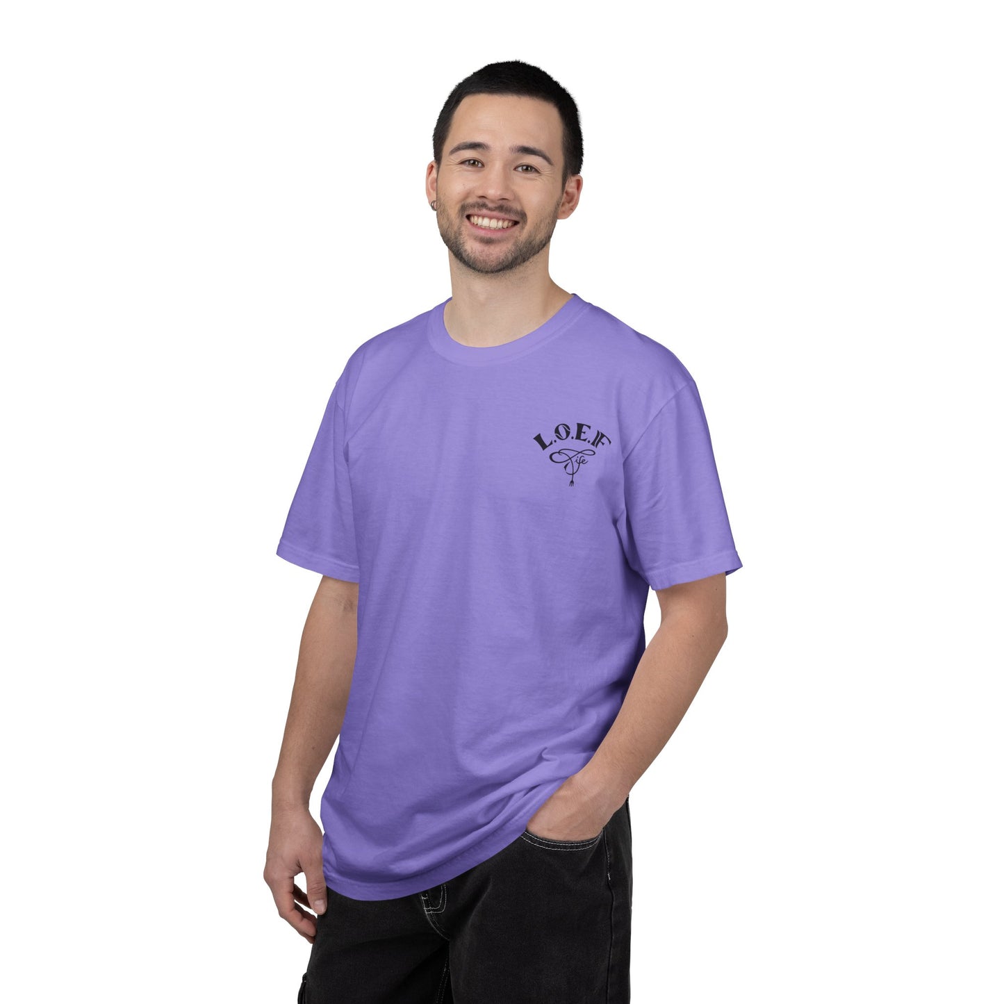L.O.E.F Foodie 4Life Certified Unisex Tee Shirt (Black)