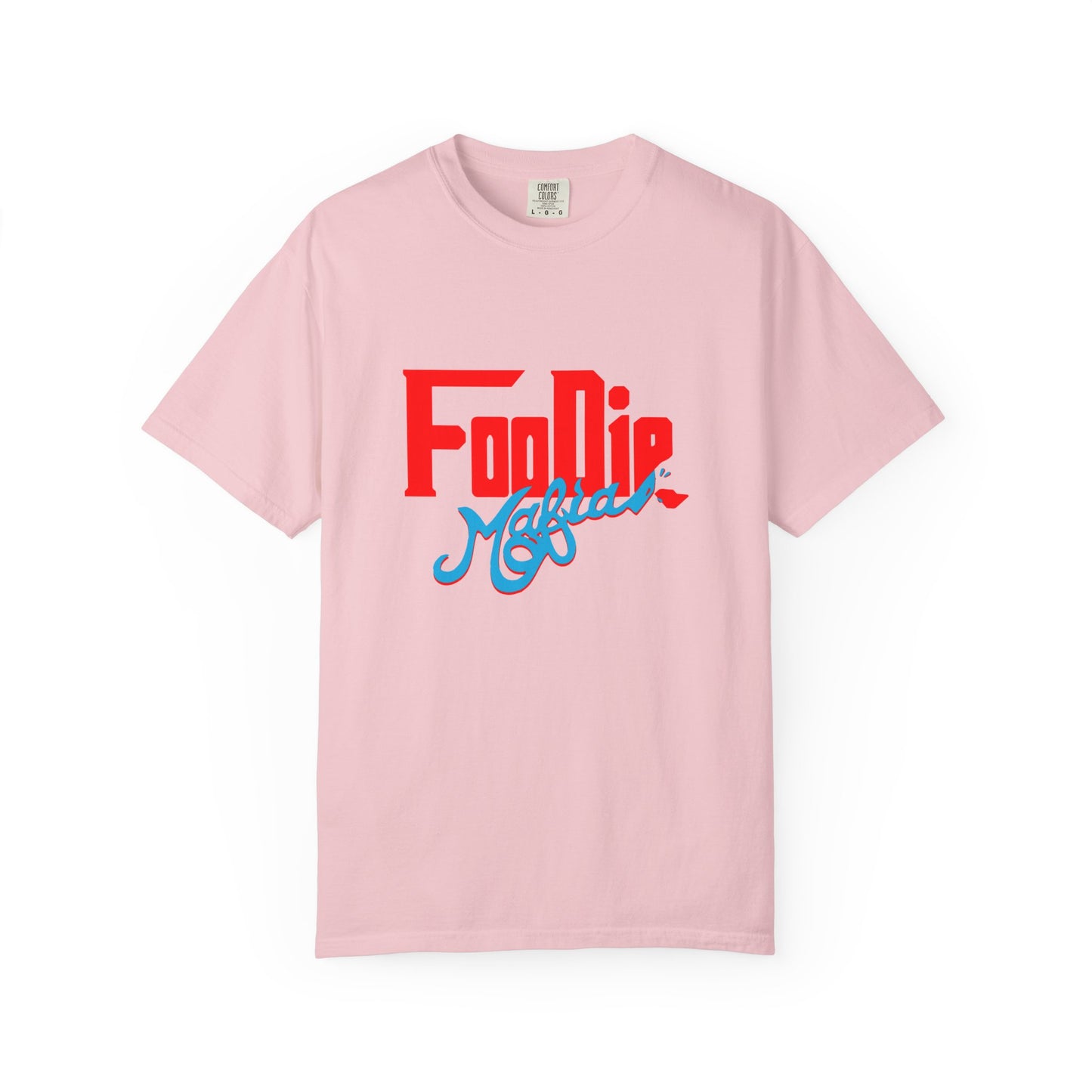 L.O.E.F Red Foodie Mafia Unisex Tee Shirt (Sky Blue)