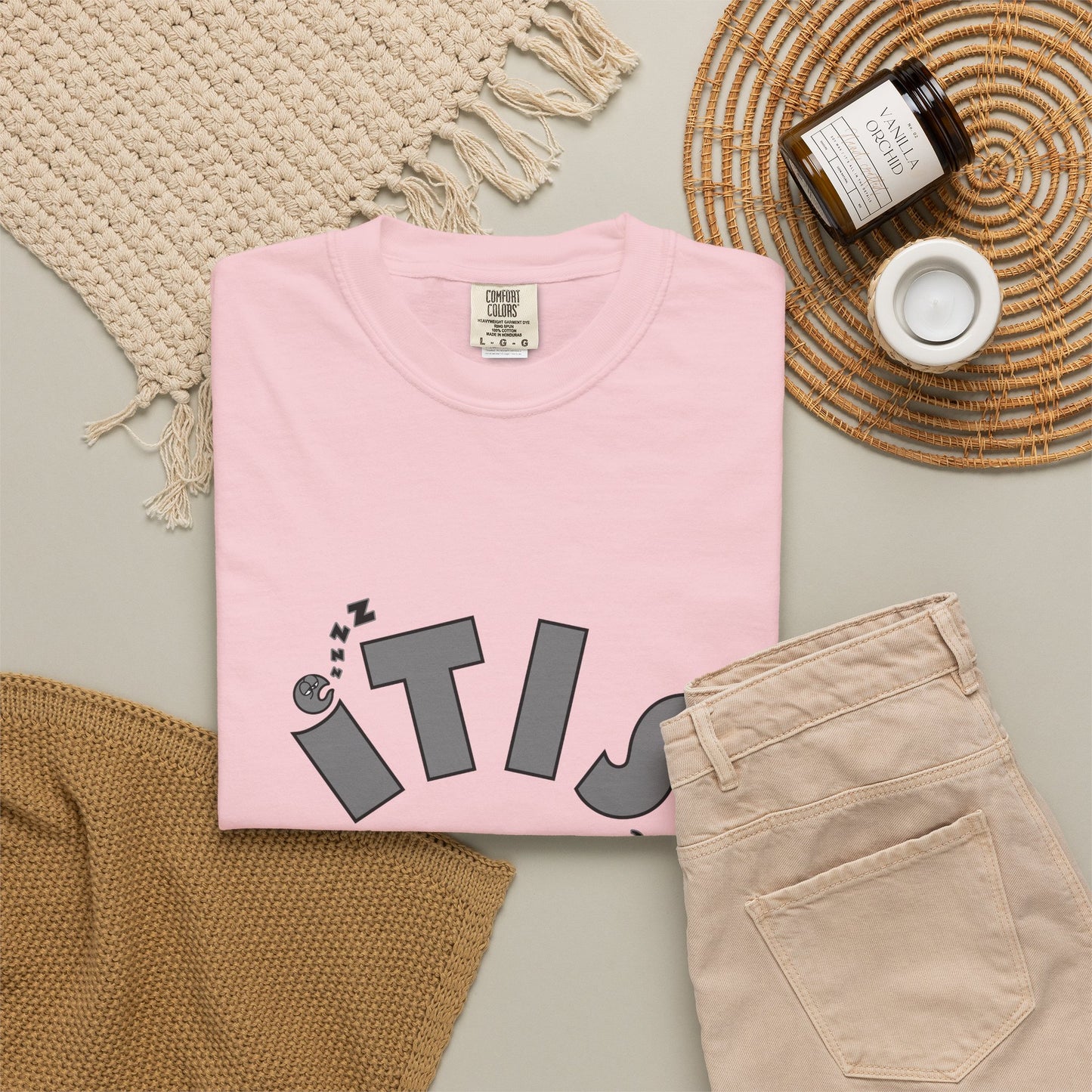 L.O.E.F ITIS Unisex Tee shirt (Gray)