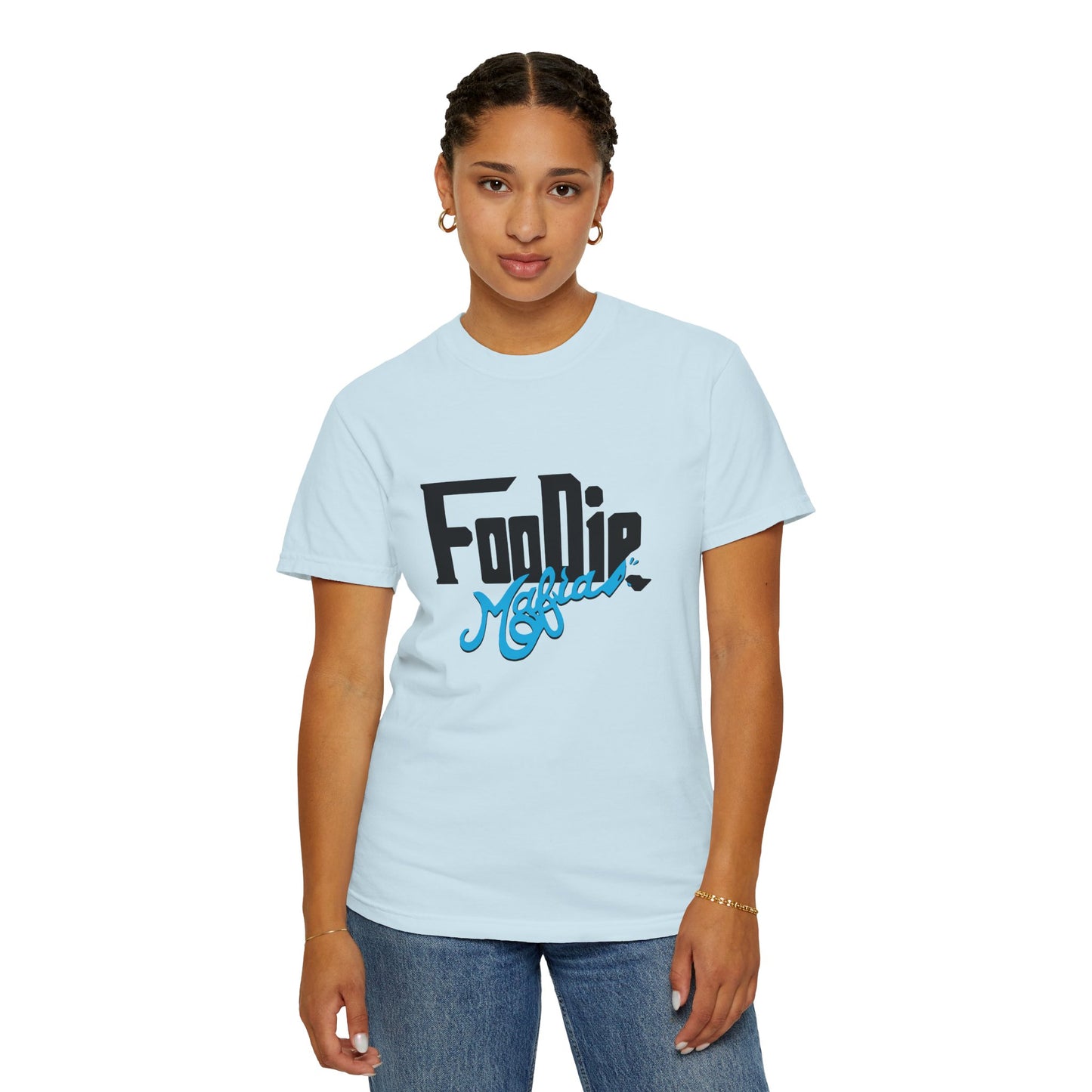 L.O.E.F Foodie Mafia Unisex Tee shirt (Sky Blue)