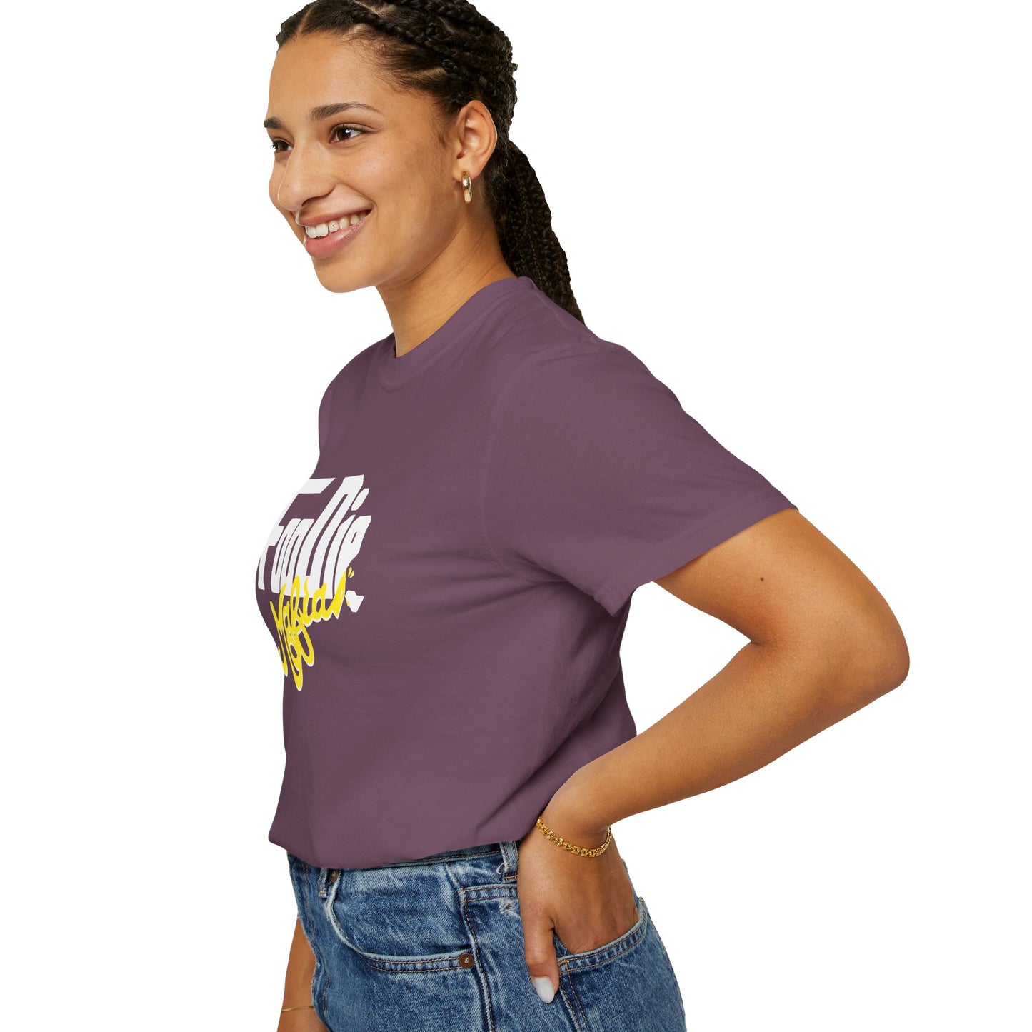 L.O.E.F Foodie Mafia Unisex Tee Shirt  (Yellow)
