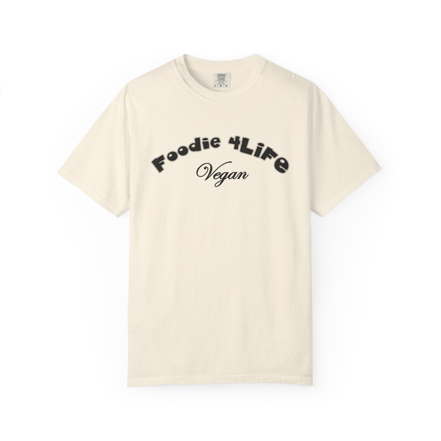 L.O.E.F Foodie 4Life Vegan Unisex Tee Shirt (Black)