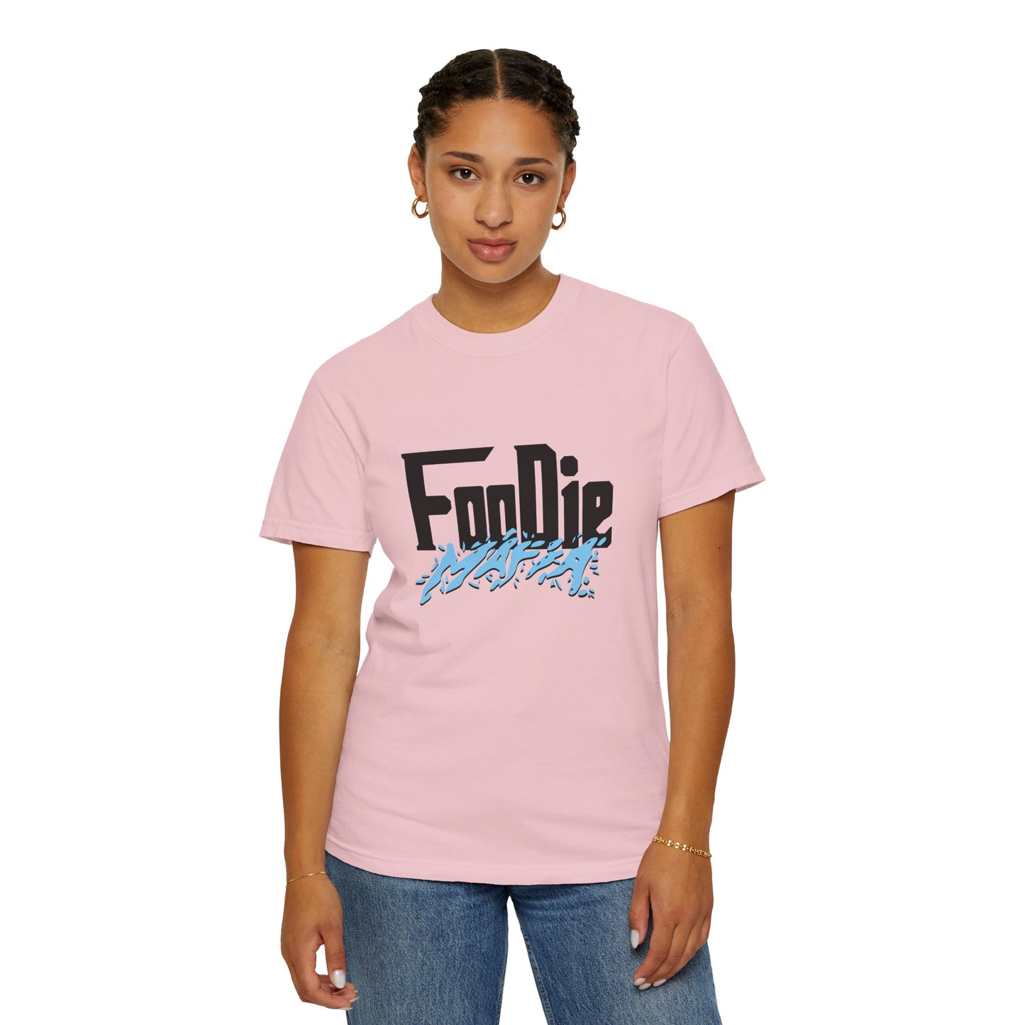 L.O.E.F Foodie Mafia Unisex Tee Shirt (Baby Blue)