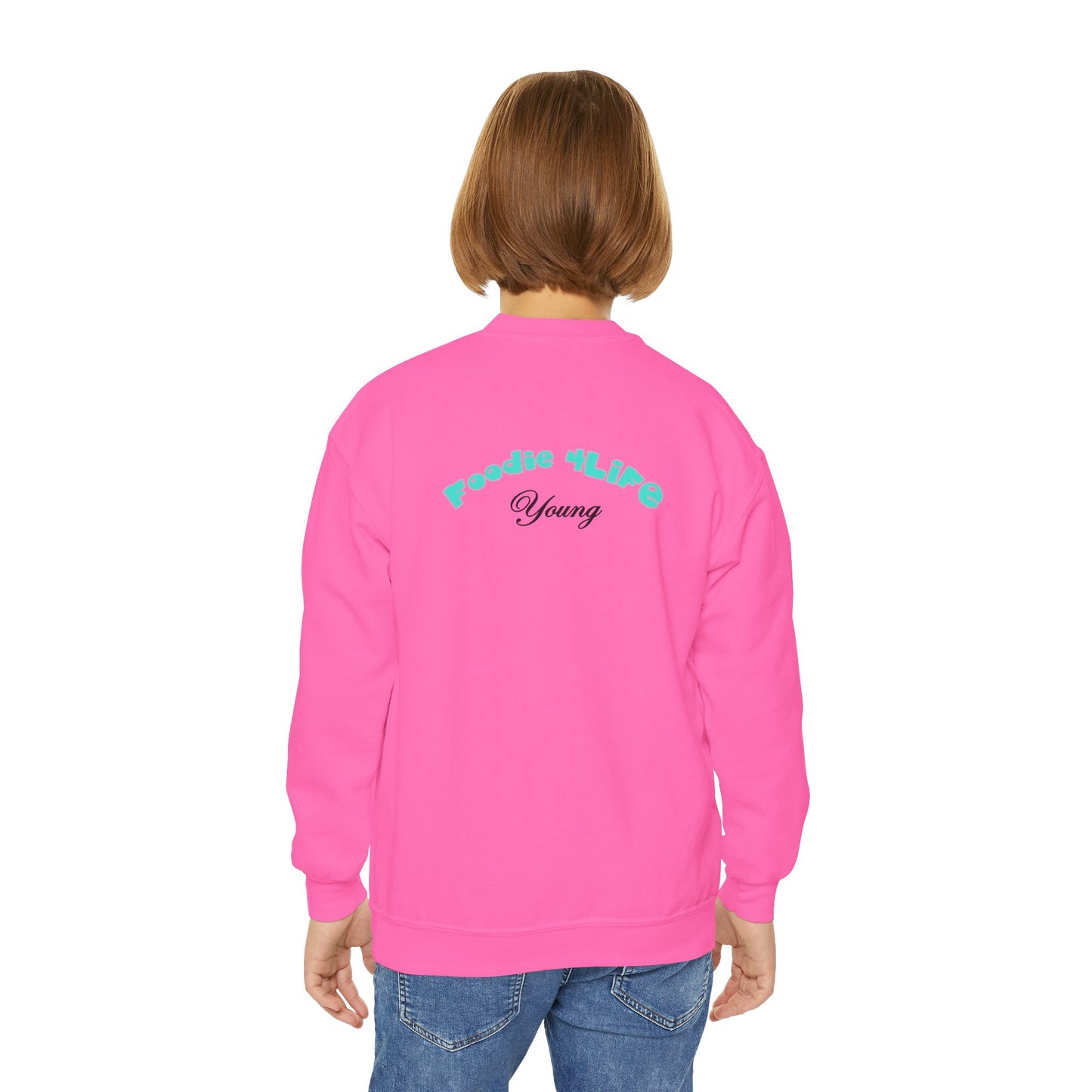L.O.E.F Foodie 4Life Young Sweatshirt  (Sky Blue)