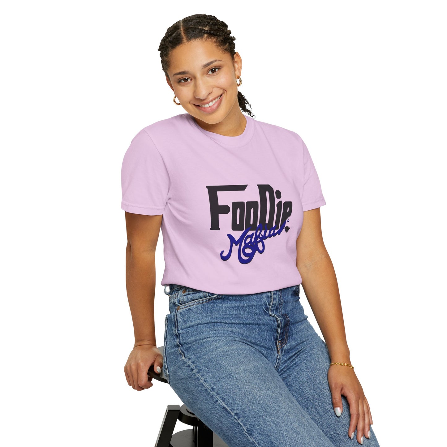 L.O.E.F Foodie Mafia Unisex Tee shirt (Dark Blue)