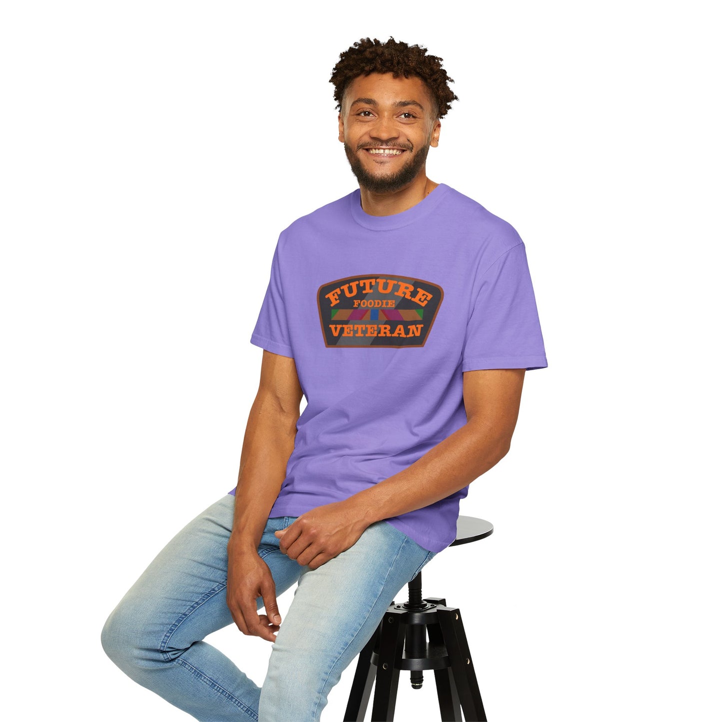 L.O.E.F Future Foodie Veteran Unisex Tee Shirt (Orange)