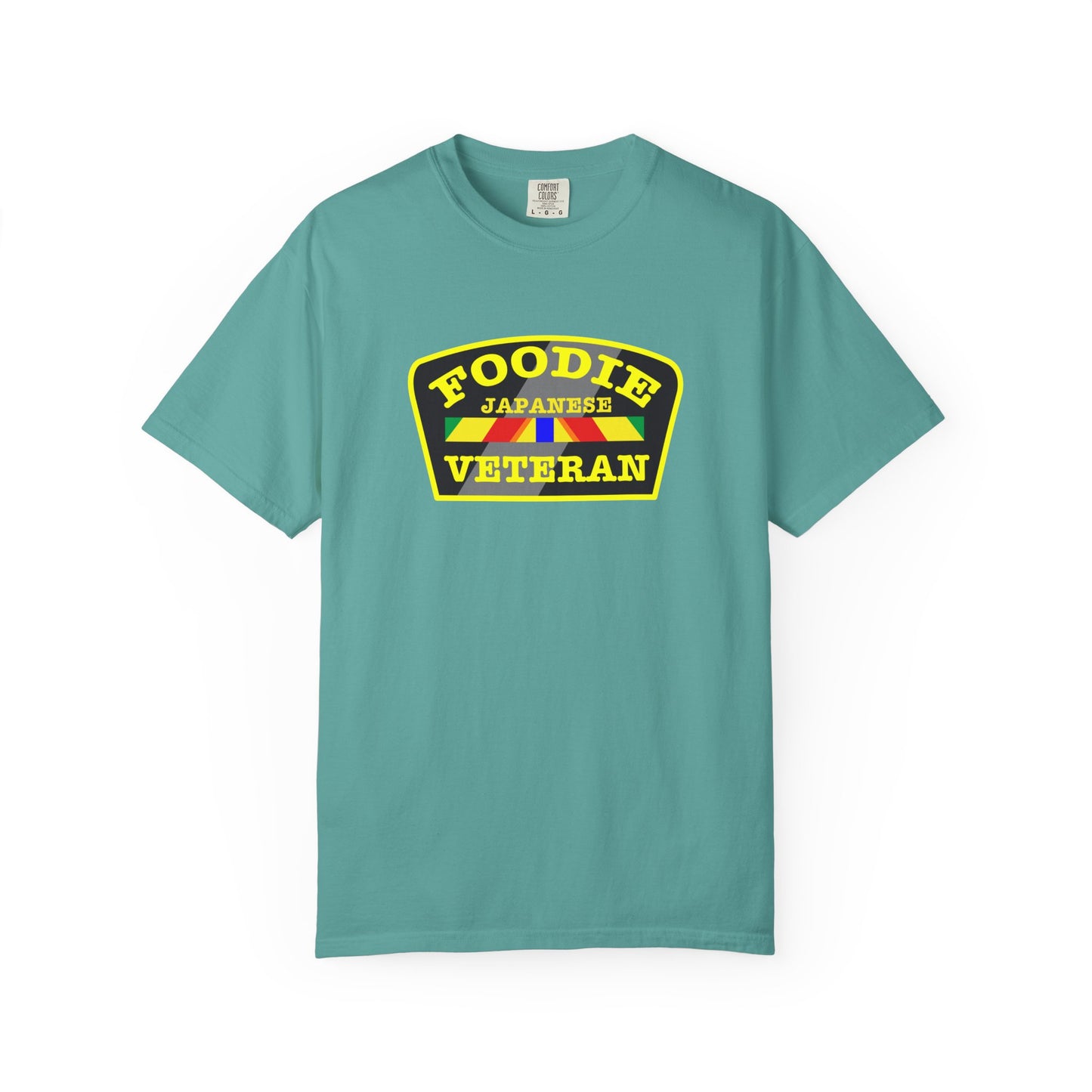 Foodie Veteran Japanese Flag T-Shirt