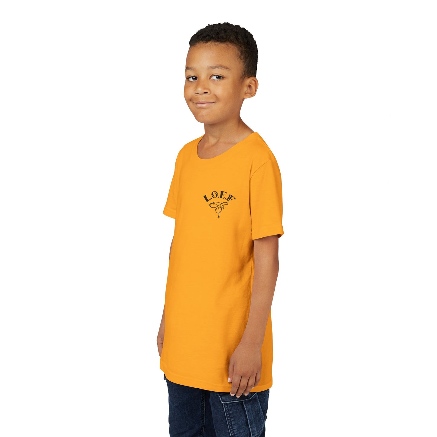 L.O.E.F Foodie 4Life Young Short Sleeve Tee (Black)