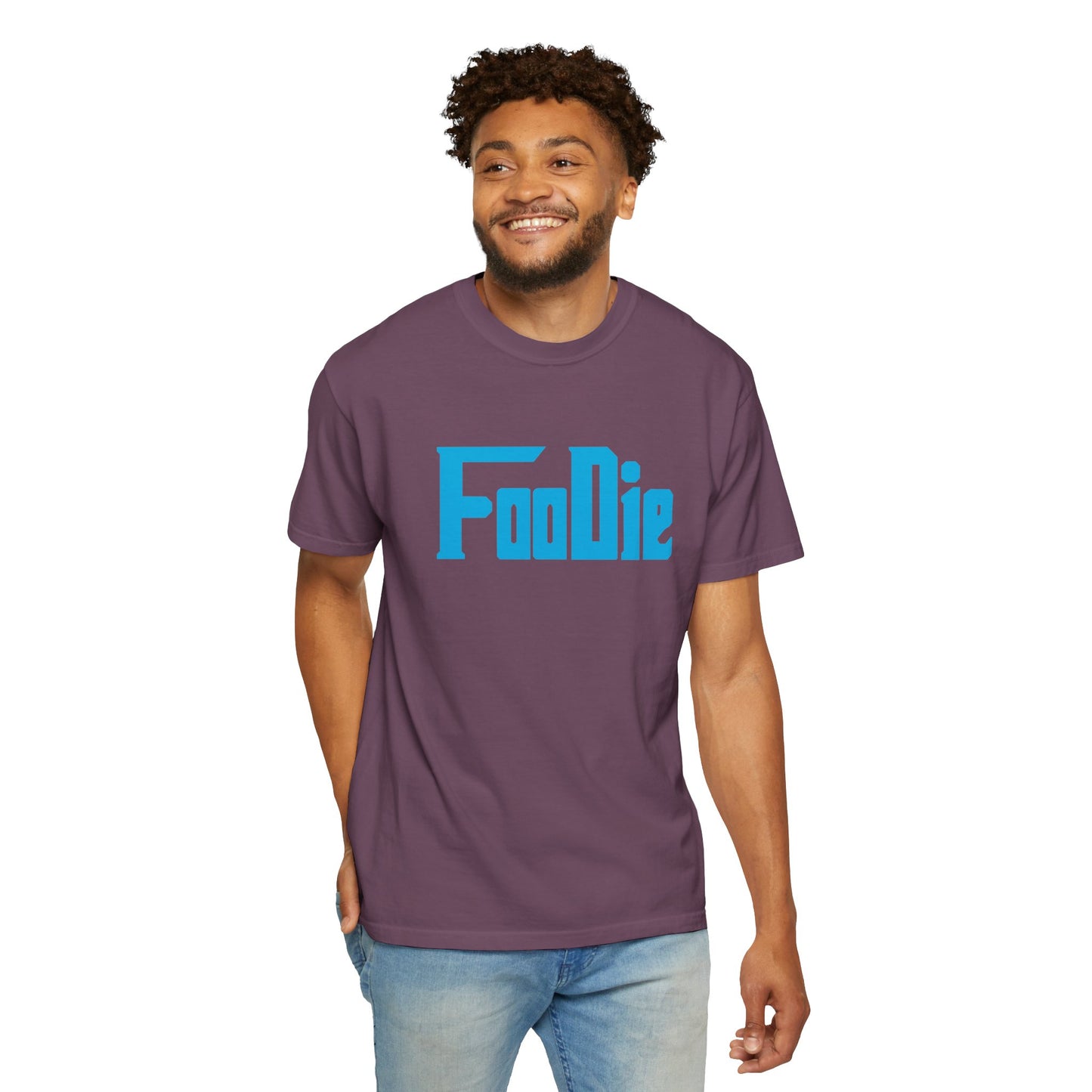 L.O.E.F Foodie Unisex Tee Shirt (Sky Blue)