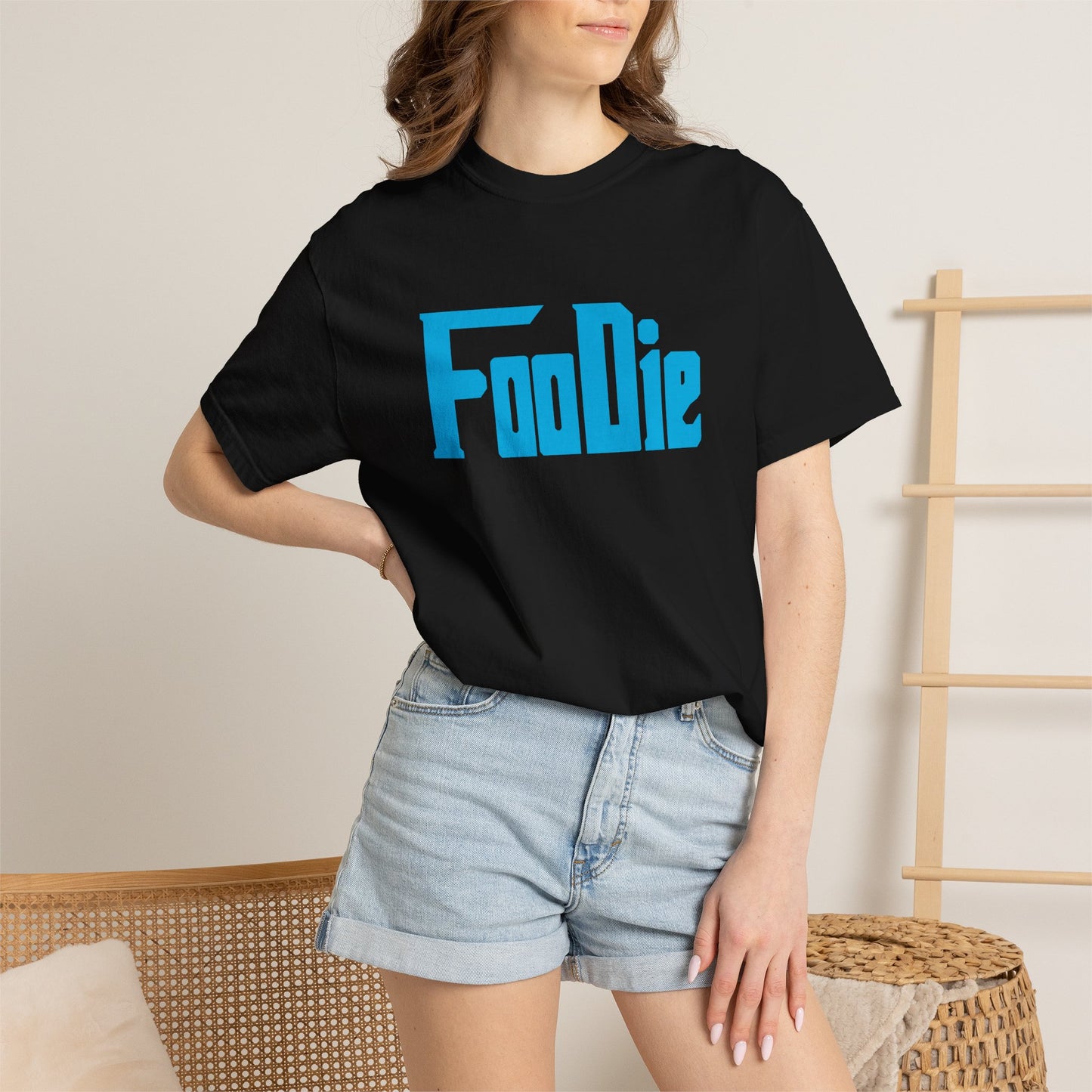 L.O.E.F Foodie Unisex Tee Shirt (Sky Blue)