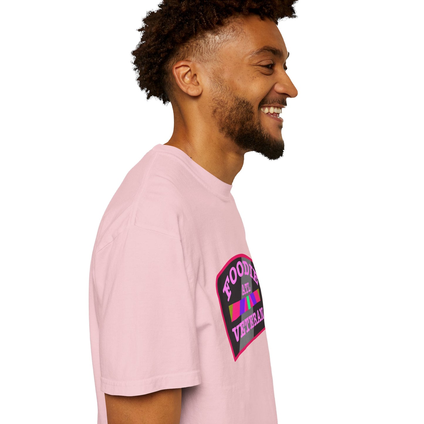 L.O.E.F Foodie Veteran ATL Unisex Tee Shirt (Pink)