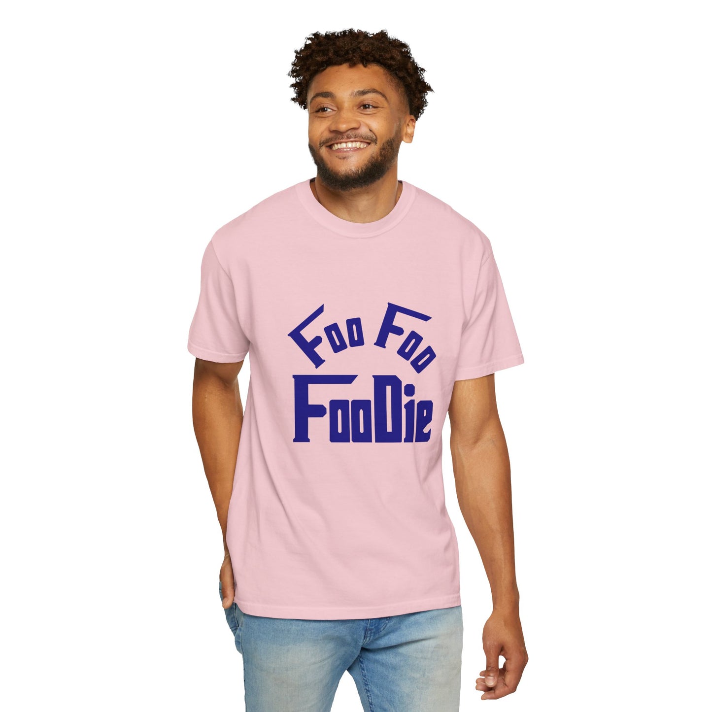 L.O.E.F FOO FOO FOODIE Unisex Tee shirt(Dark Blue)