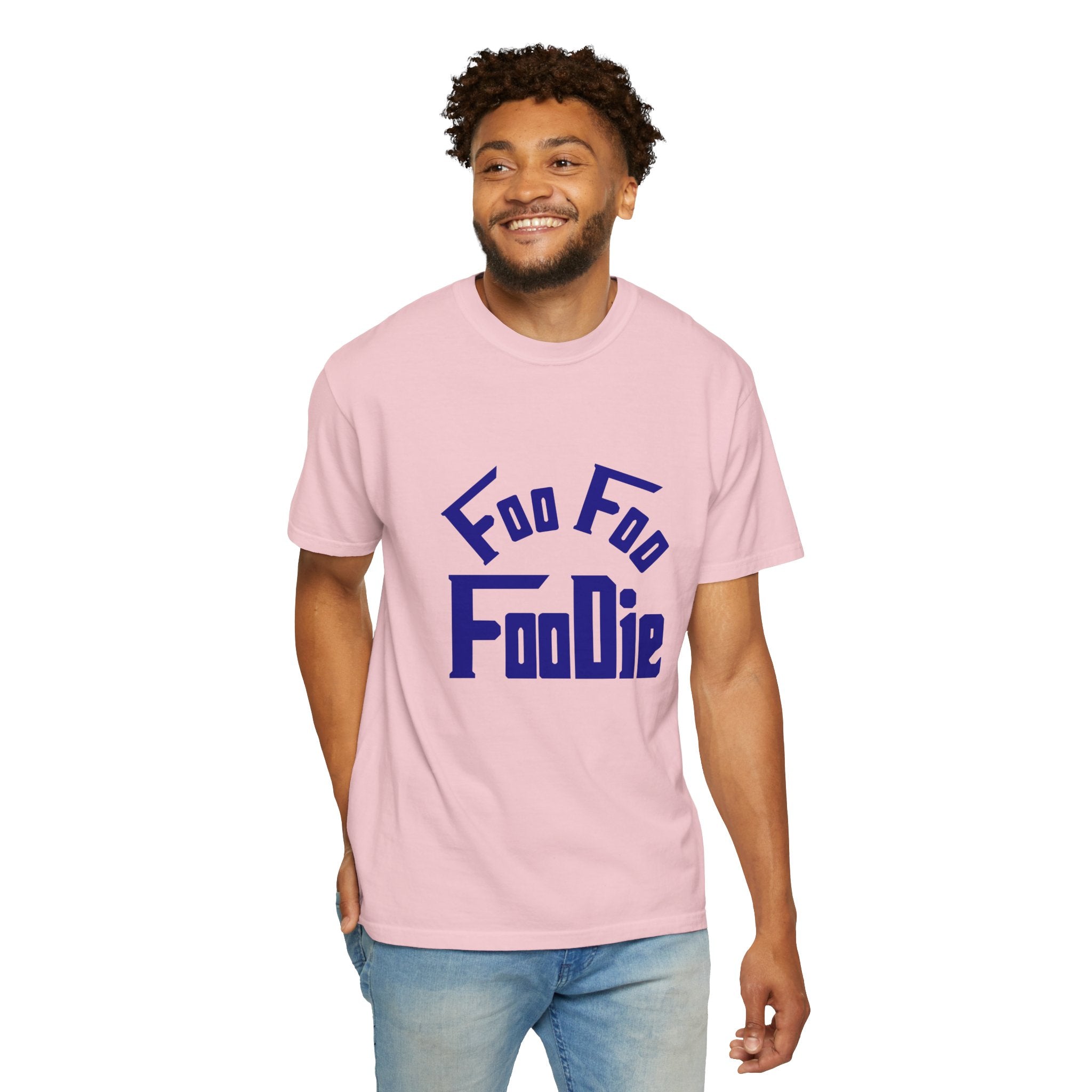 L.O.E.F FOO FOO FOODIE Unisex Tee shirt(Dark Blue)