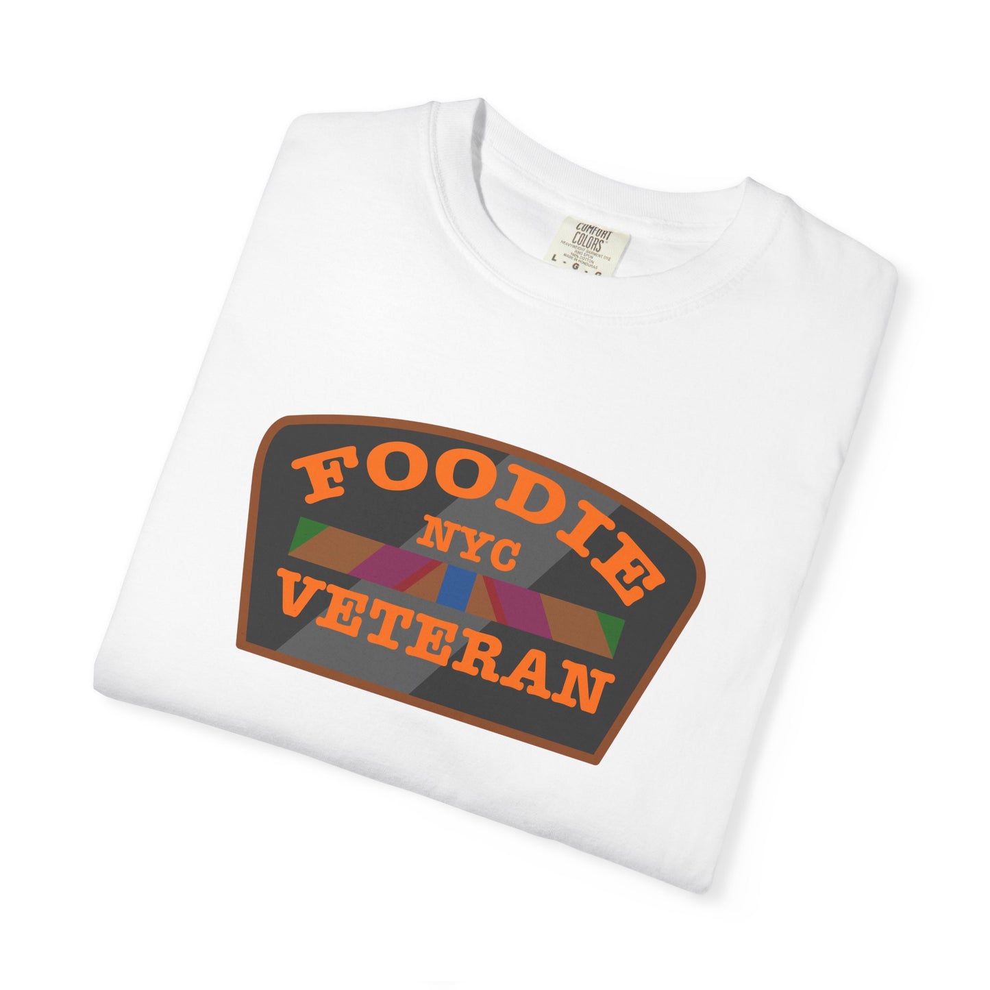 L.O.E.F Foodie Veteran NYC Unisex Tee Shirt (Orange)