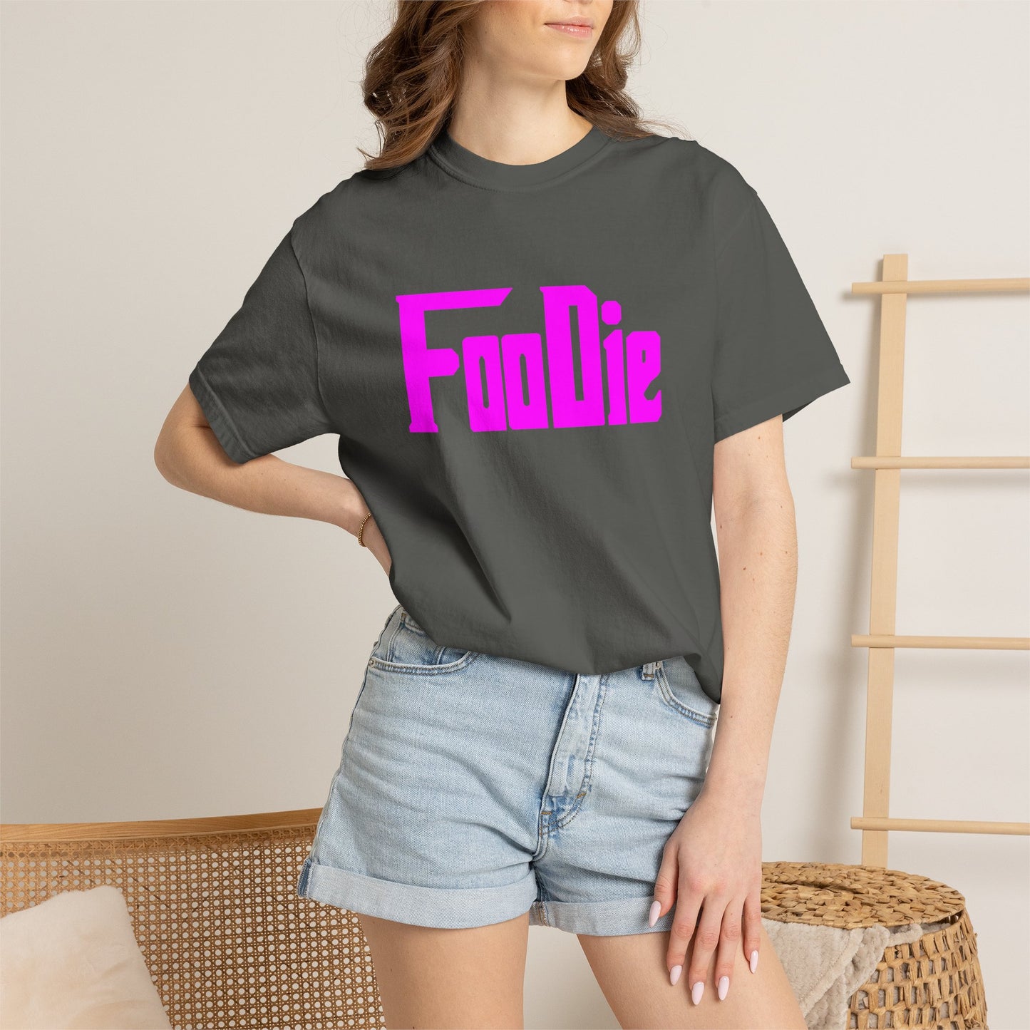 L.O.E.F Foodie Unisex Tee Shirt (Fuchsia)