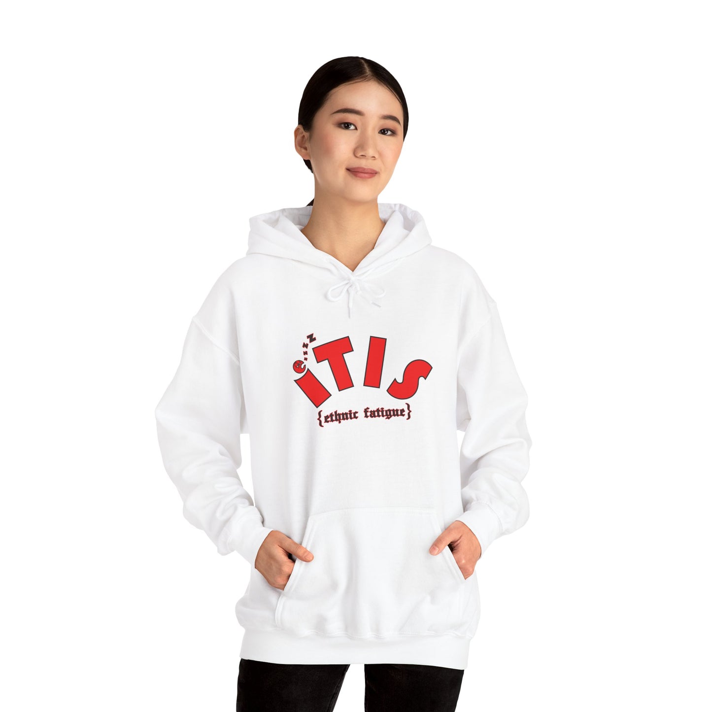 L.O.E.F ITIS Unisex Hooded Sweatshirt (Red)