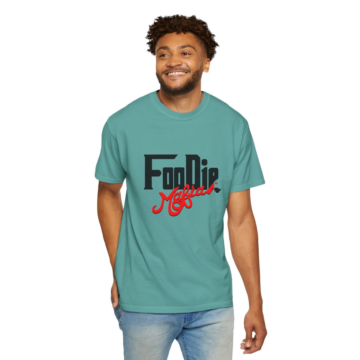L.O.E.F Foodie Mafia Unisex Tee Shirt (Flat Red)