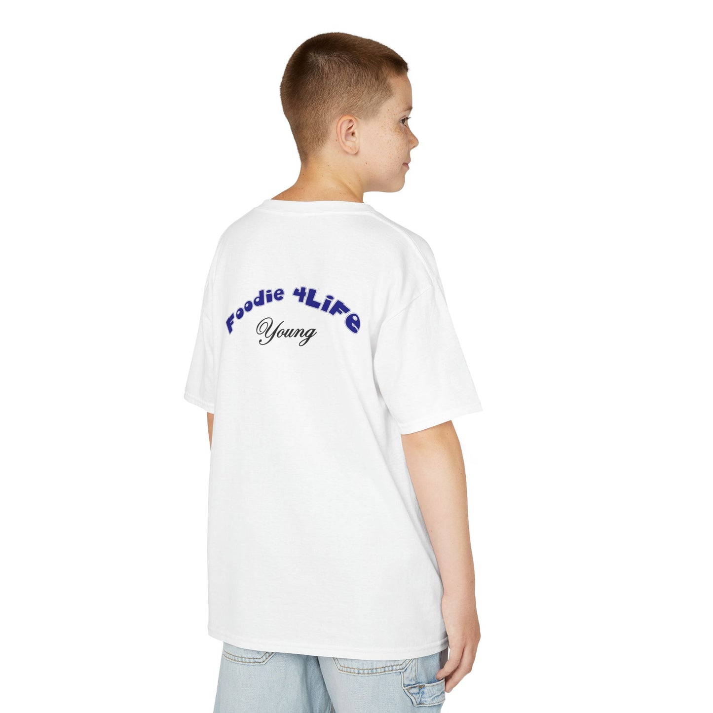 L.O.E.F Foodie 4Life Young Tee Shirt  (Dark Blue)