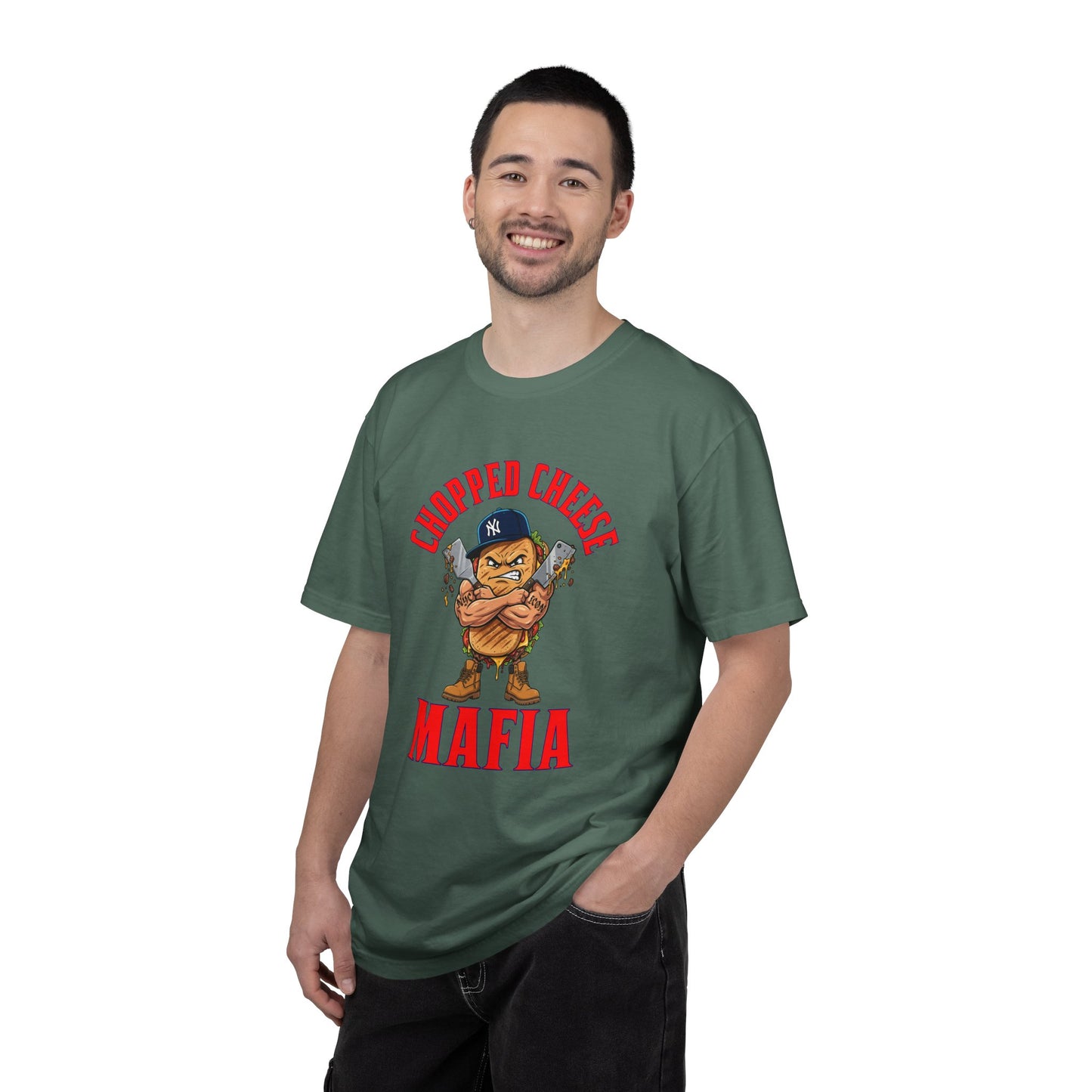 L.O.E.F Mafia Chopped Cheese Unisex Tee Shirt (Red)