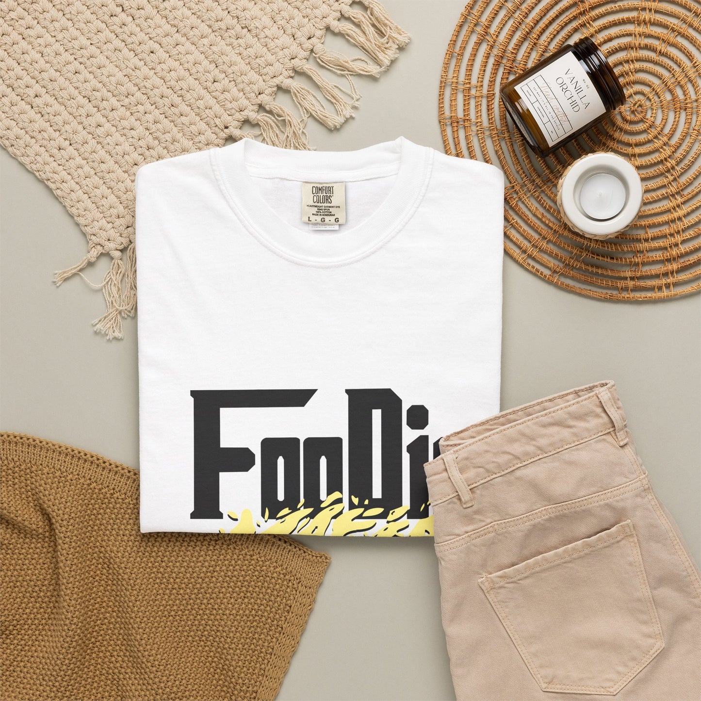 L.O.E.F Foodie Mafia Tee Shirt (Yellow)