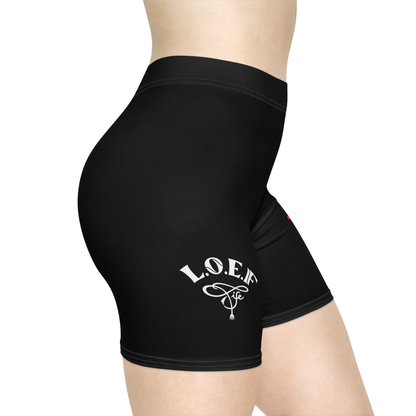 L.O.E.F Bacon Egg n Cheese Mafia Women Biker Short