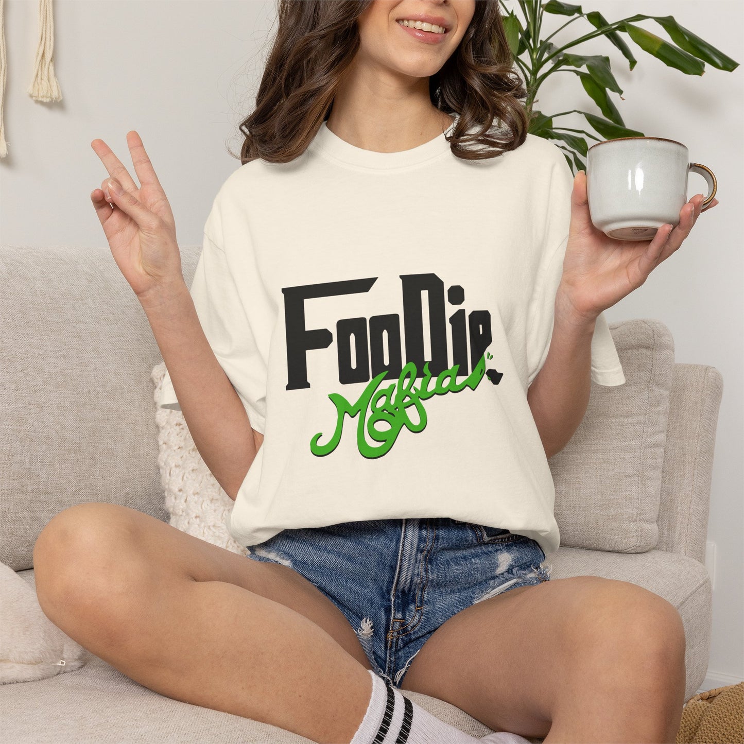 L.O.E.F Foodie Mafia Unisex Tee shirt (Kelly Green)
