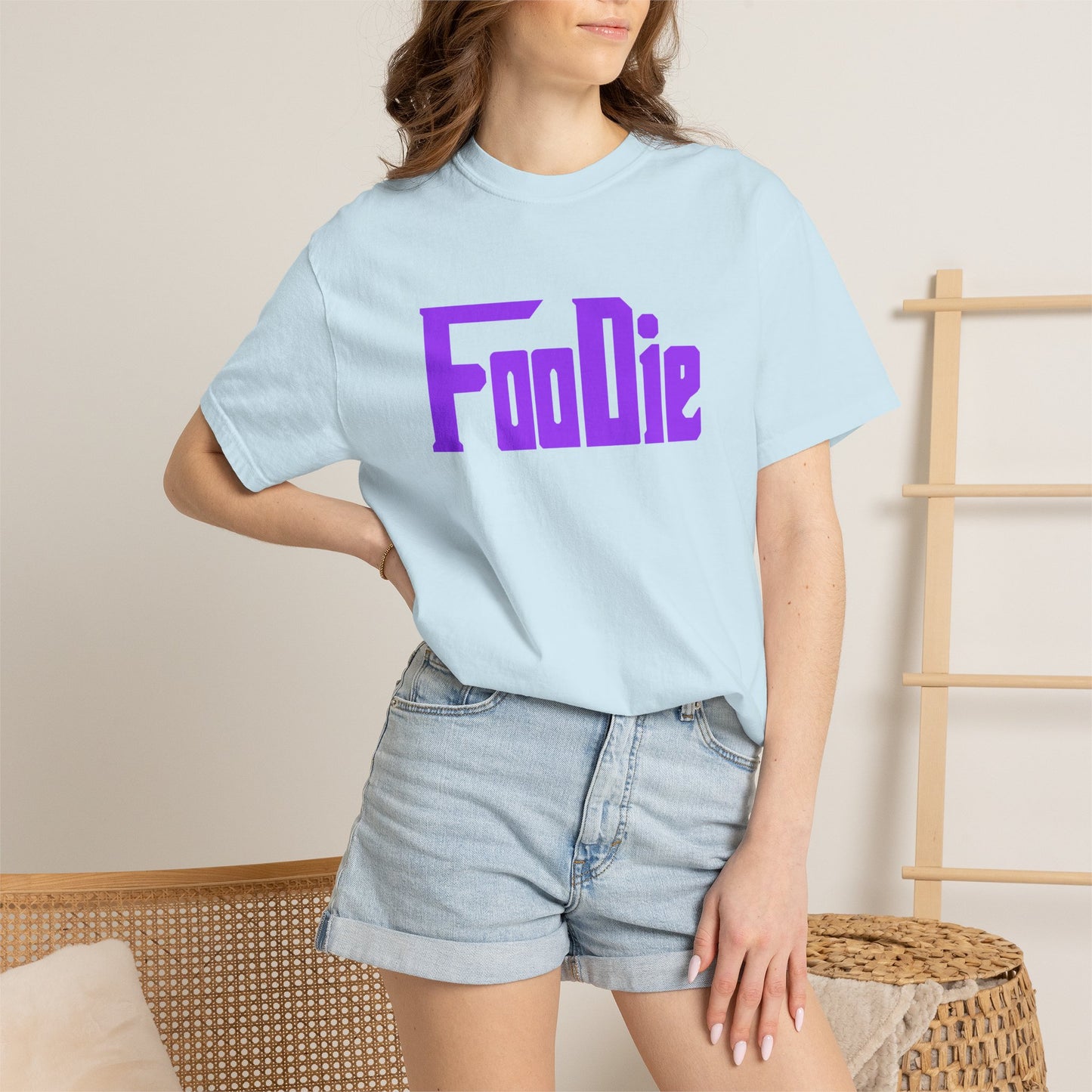 LO.E.F Foodie Unisex Tee Shirt (Bright Purple)