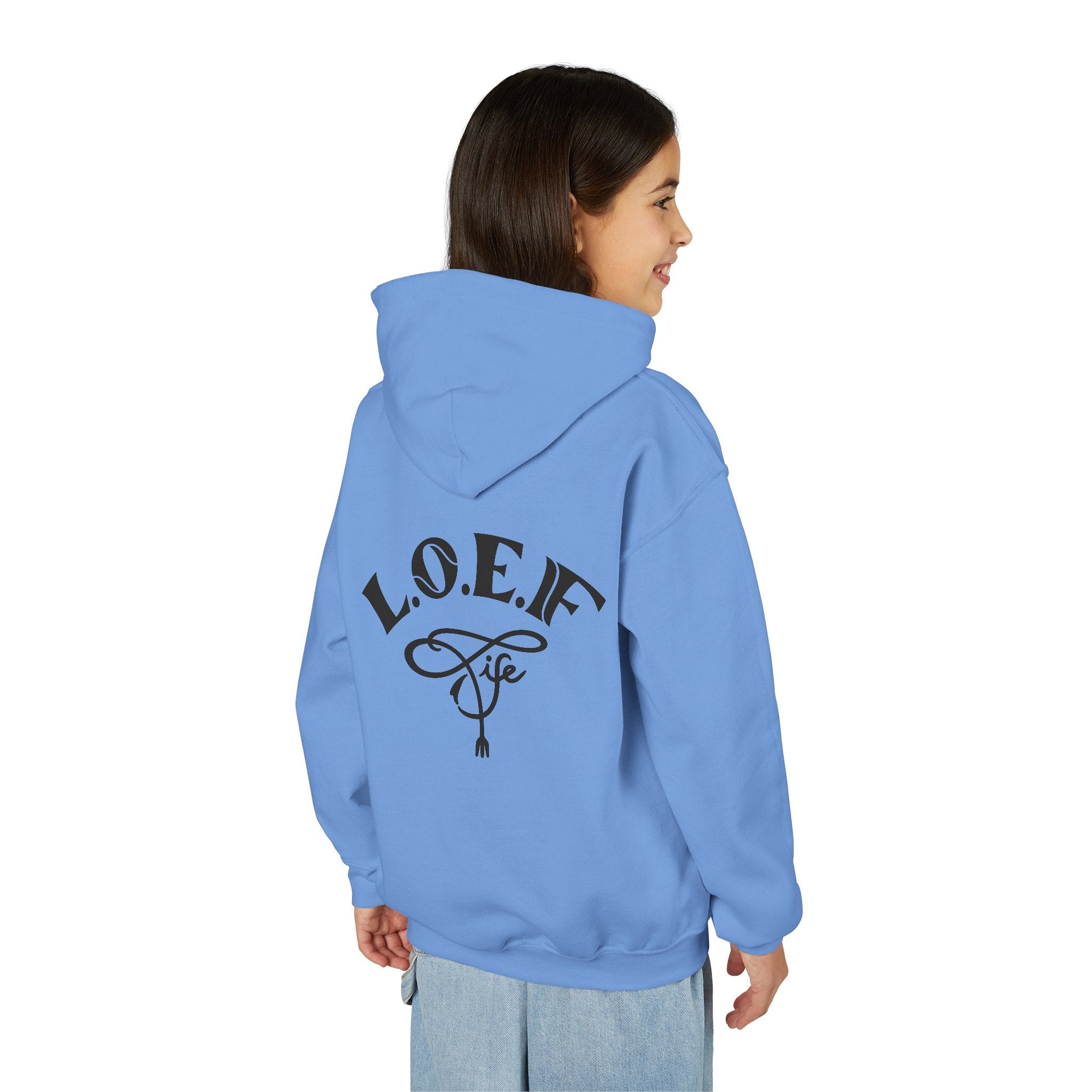 L.O.E.F Foodie 4Life Young Hoodie (Fiery Red)