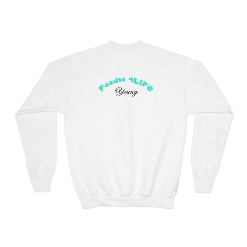 L.O.E.F Foodie 4Life Young Sweatshirt  (Sky Blue)