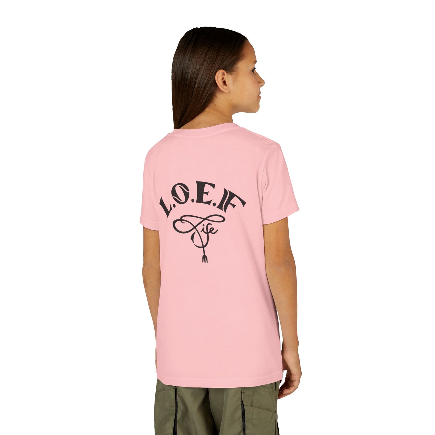 L.O.E.F Foodie 4Life Young Tee Shirt  (Violet)