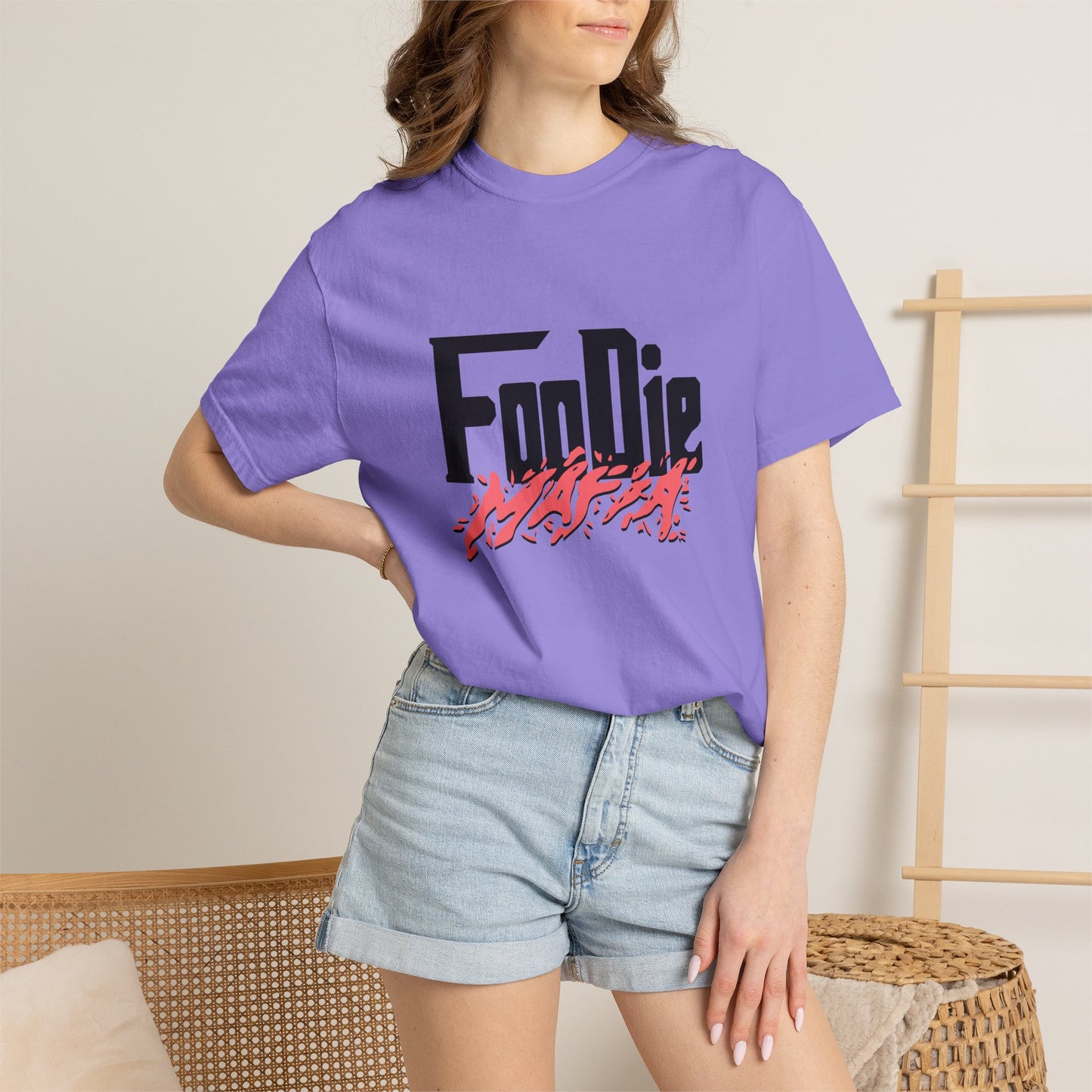 L.O.E.F Foodie Mafia Tee Shirt (Rust)