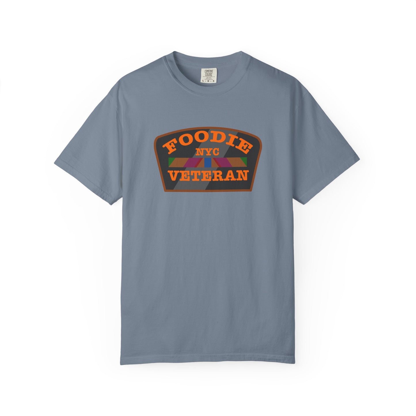 L.O.E.F Foodie Veteran NYC Unisex Tee Shirt (Orange)