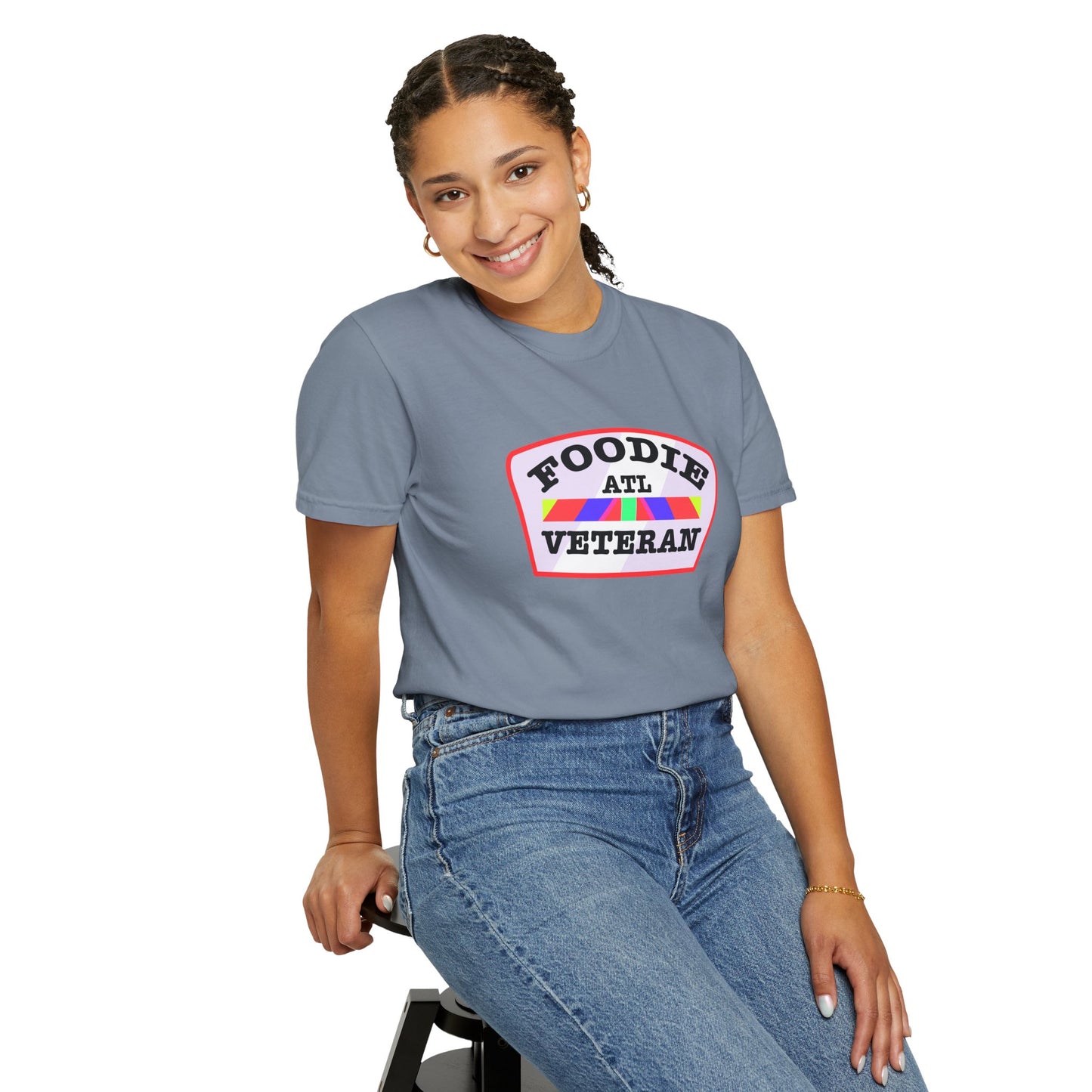 L.O.E.F Foodie Veteran ATL Unisex Tee Shirt (Soft Pink)