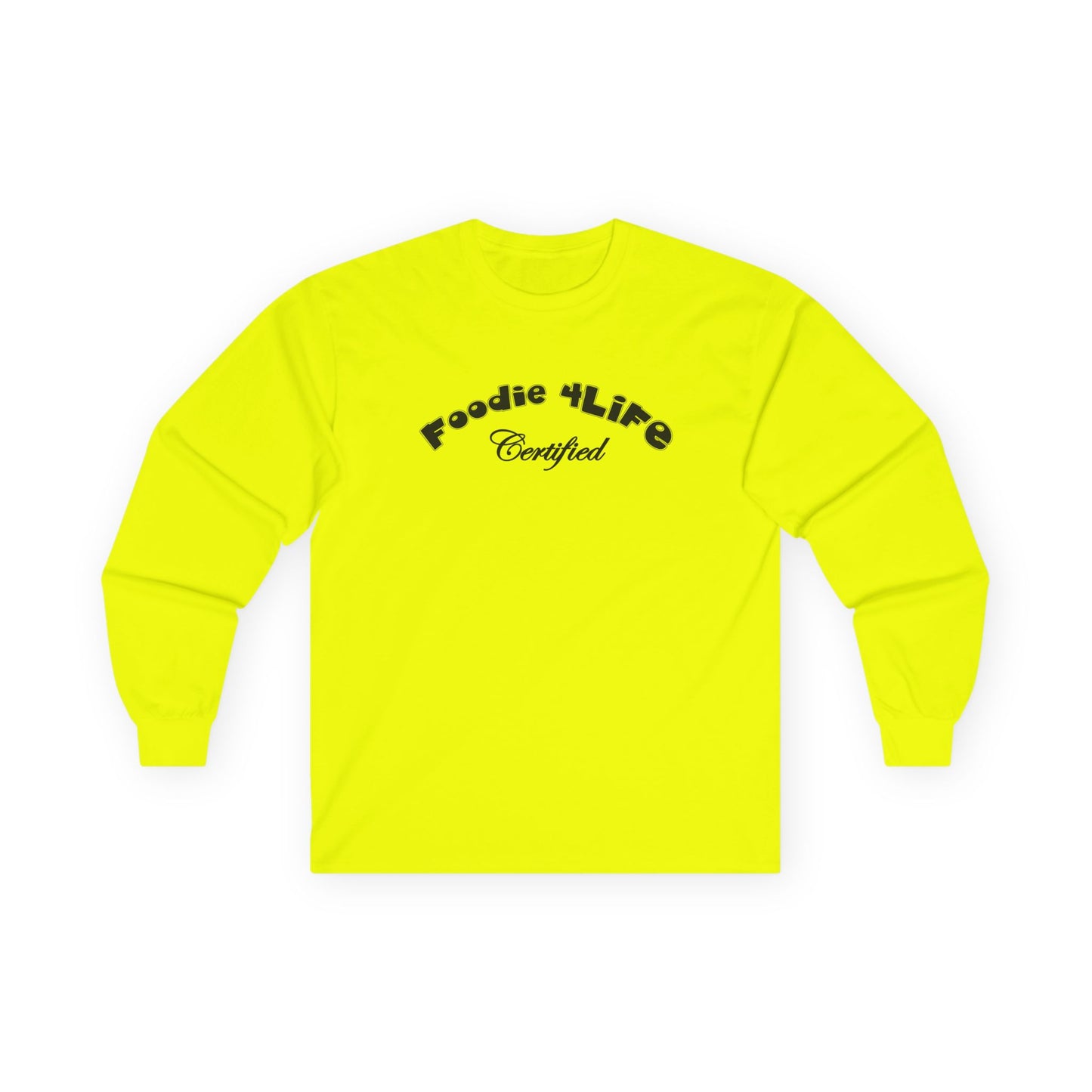L.O.E.F Foodie 4Life Certified Long Sleeve Tee (Black)