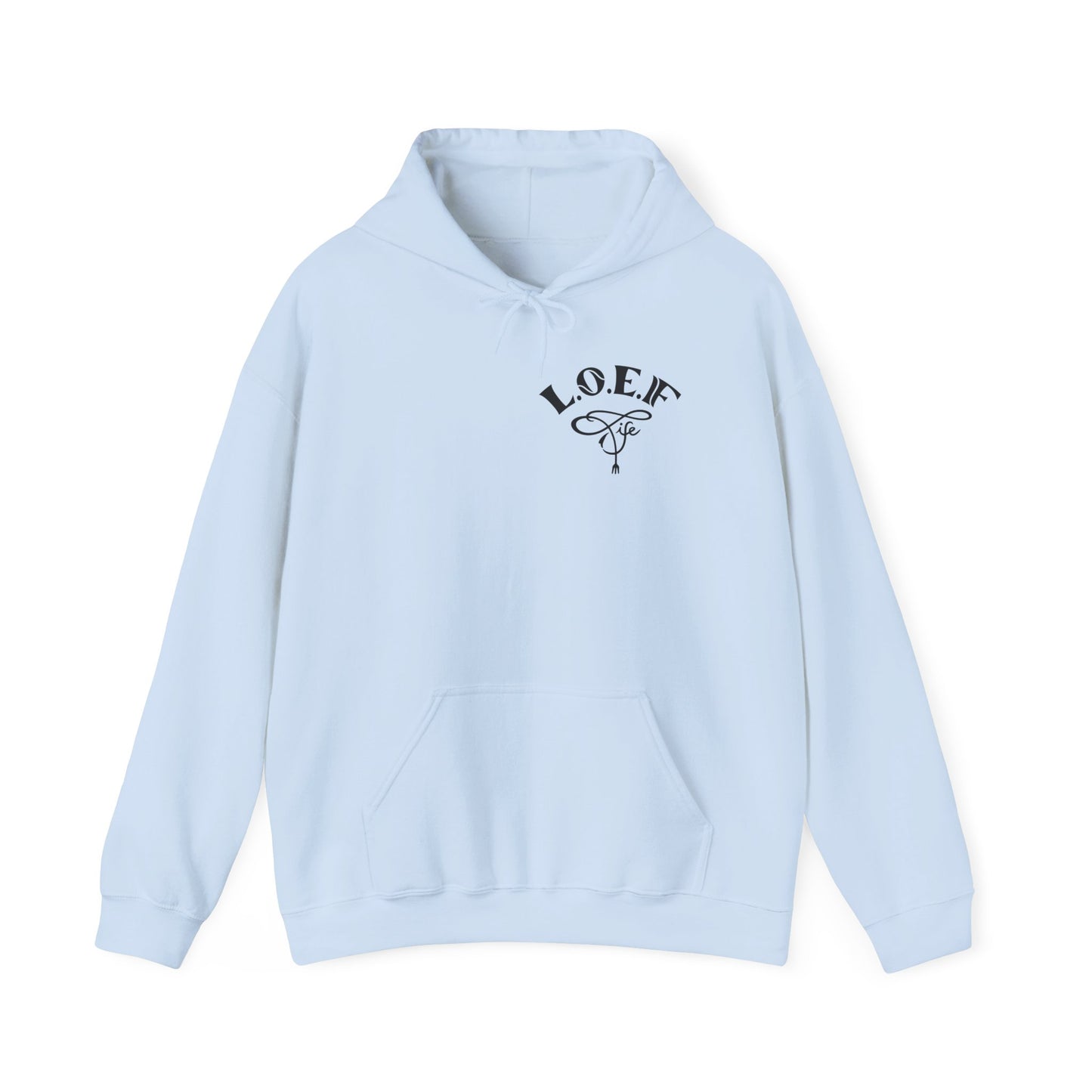 L.O.E.F Foodie 4Life Vegan Hoodie (Fuchsia)