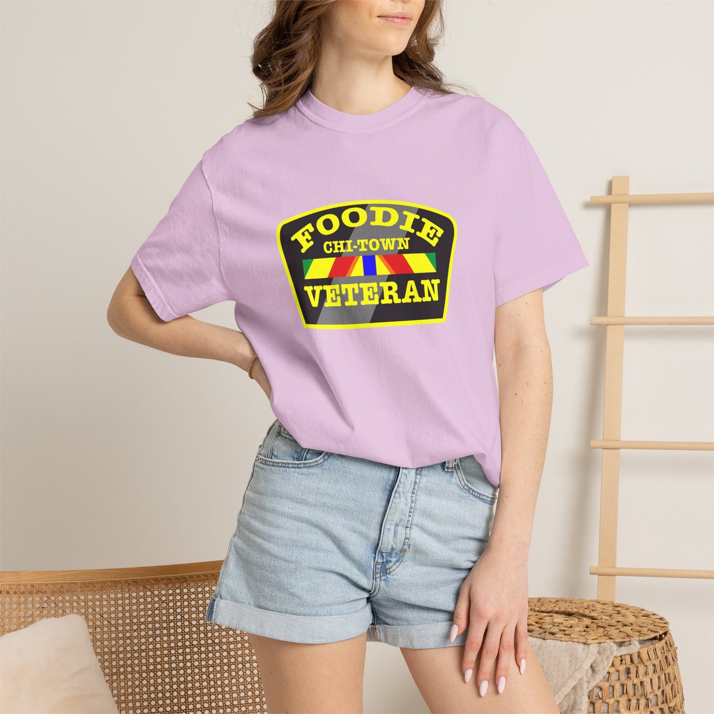 L.O.E.F Foodie Veteran CHI-TOWN Unisex Tee Shirt