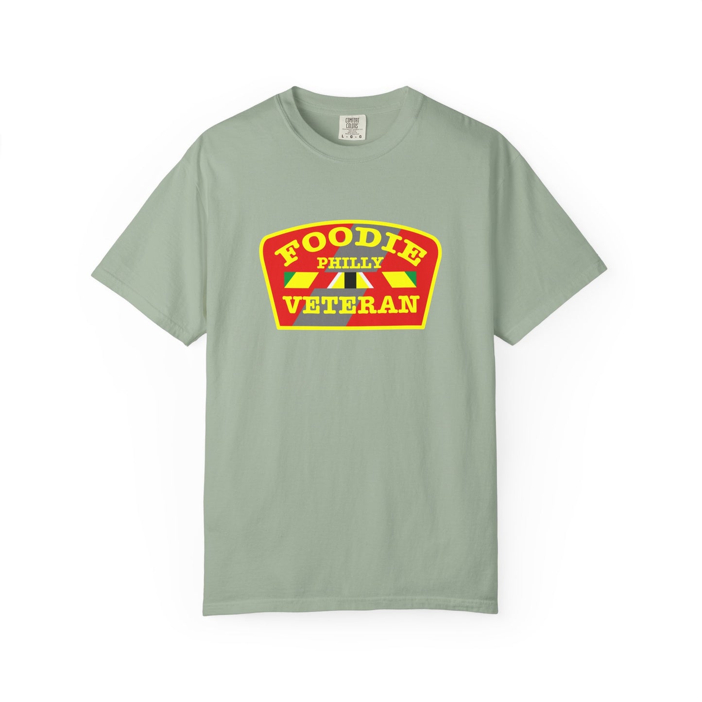 L.O.E.F Foodie Veteran PHILLY Unisex Tee Shirt (Yellow)