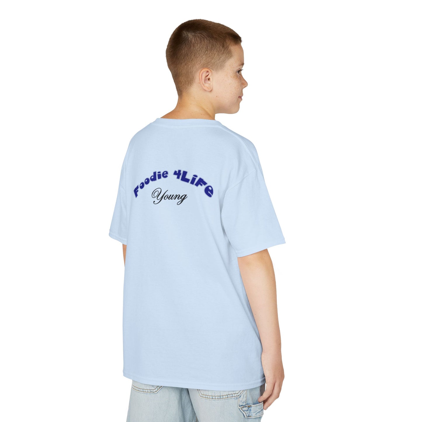 L.O.E.F Foodie 4Life Young Tee Shirt  (Dark Blue)