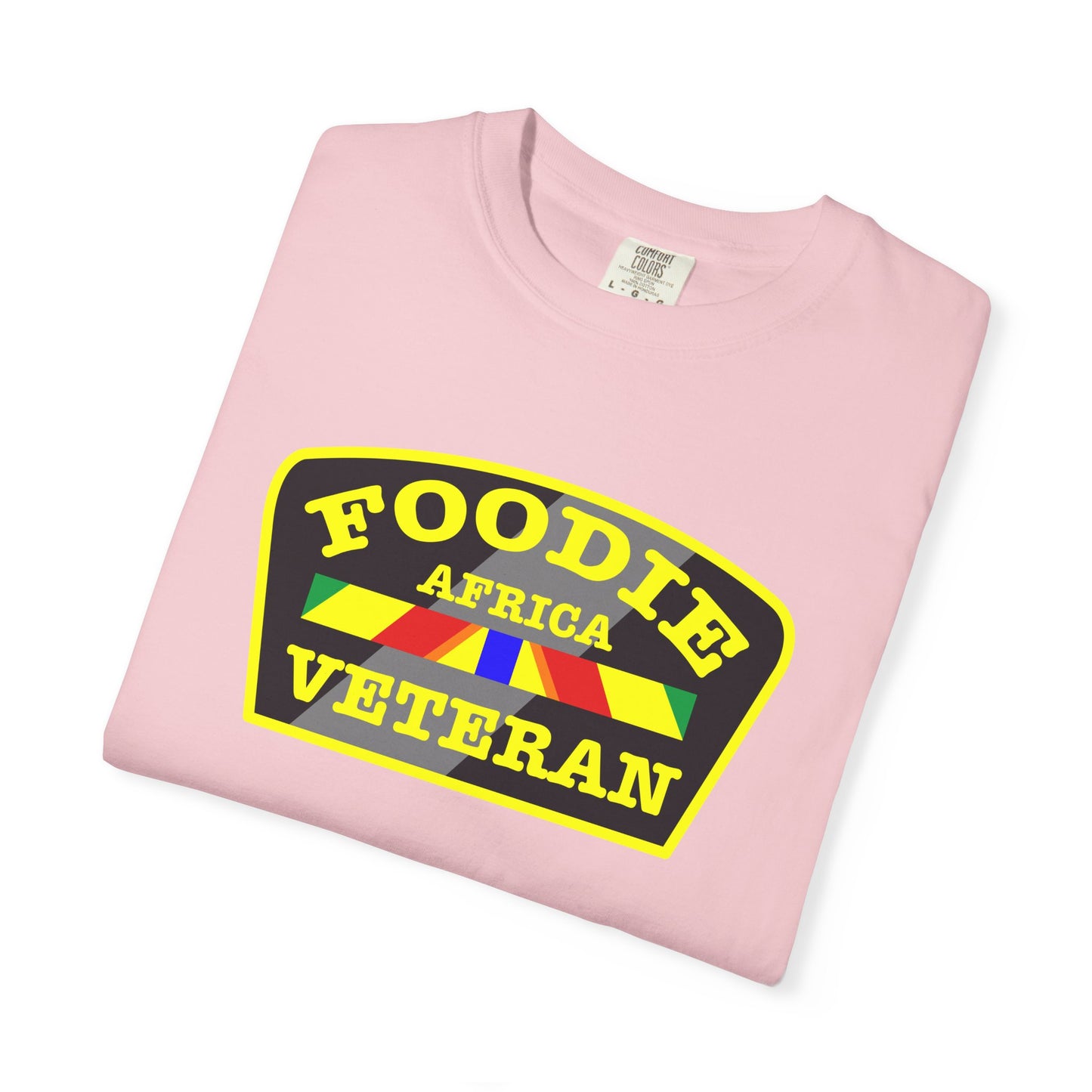 L.O.E.F Foodie Veteran AFRICA Unisex Tee Shirt (Yellow)