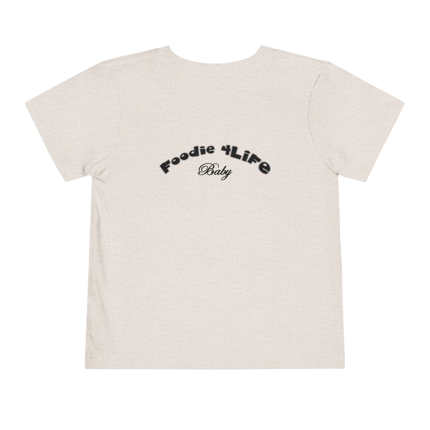 L.O.E.F Foodie 4Life Baby Short Sleeve Tee Shirt (Black)