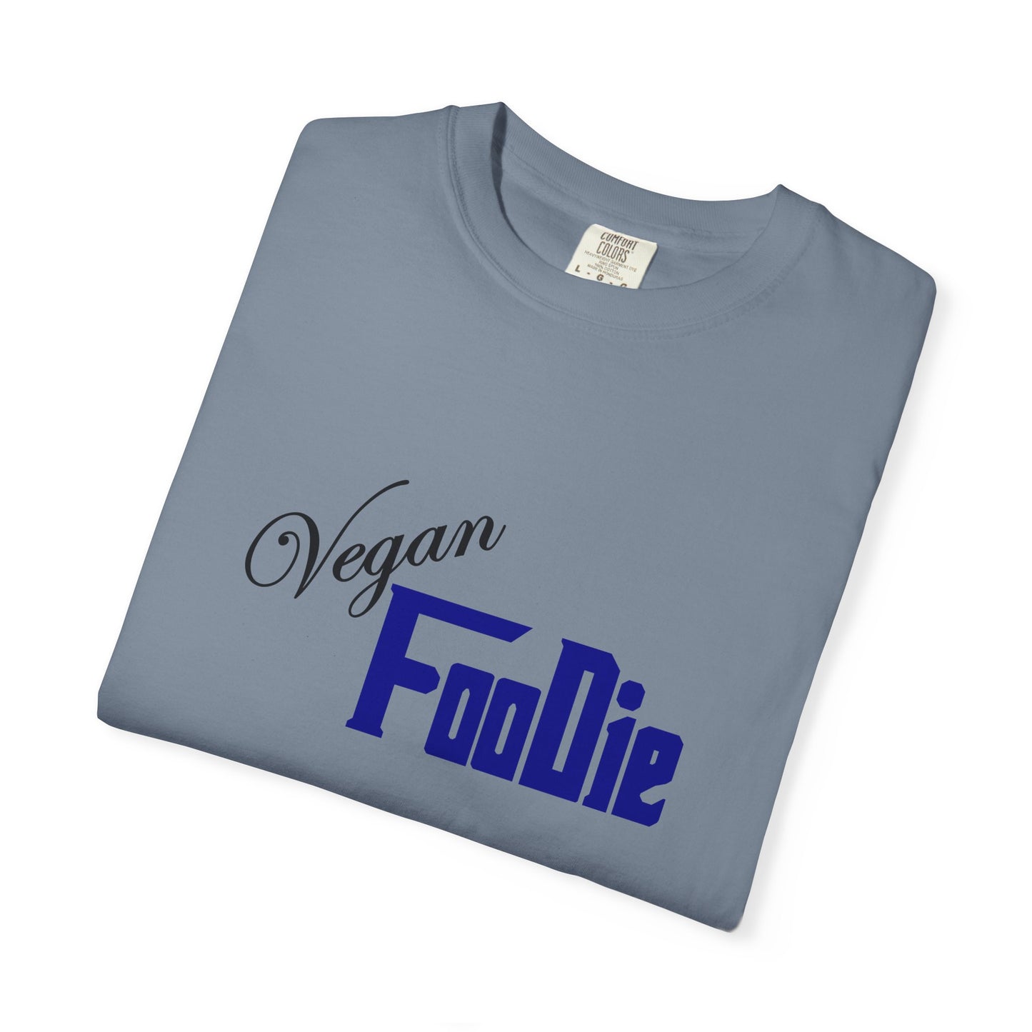 L.O.E.F Unisex Vegan Foodie Tee Shirt (Dark Blue)