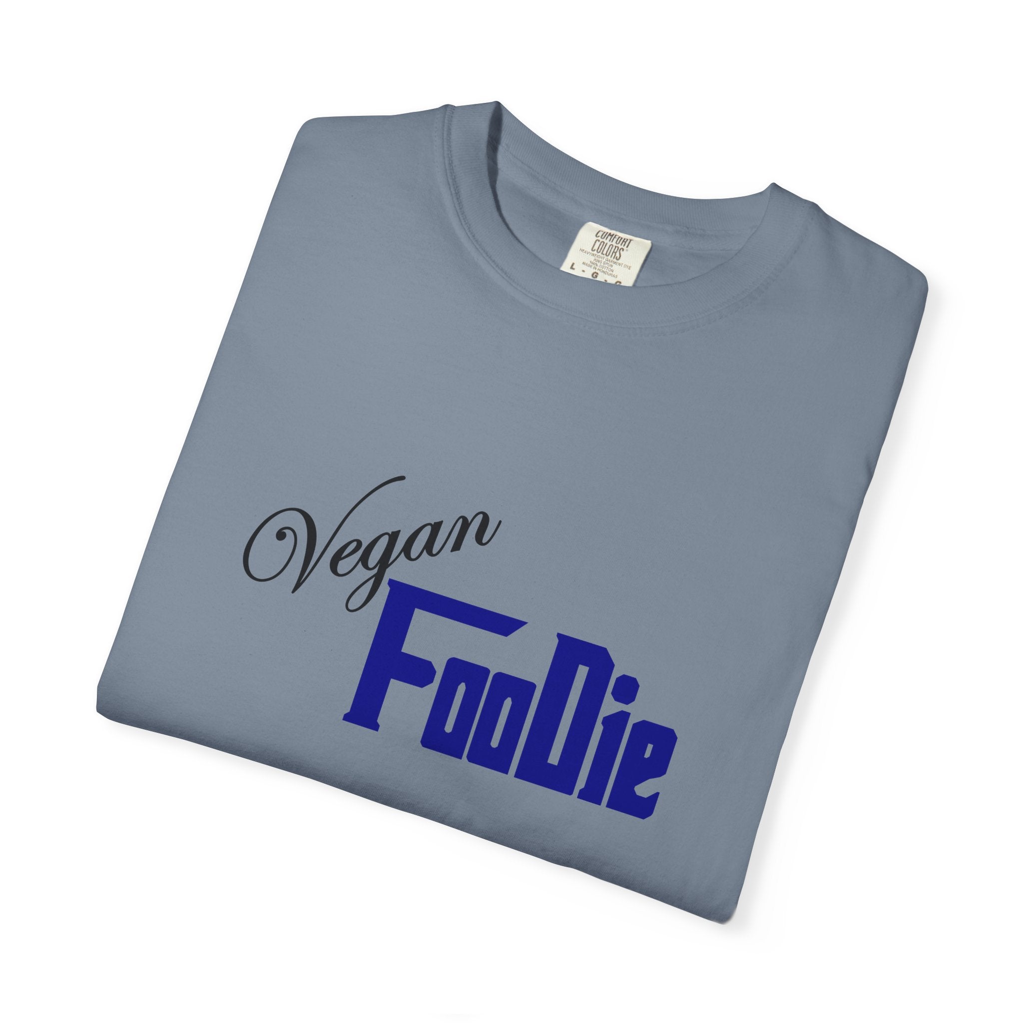 L.O.E.F Unisex Vegan Foodie Tee Shirt (Dark Blue)
